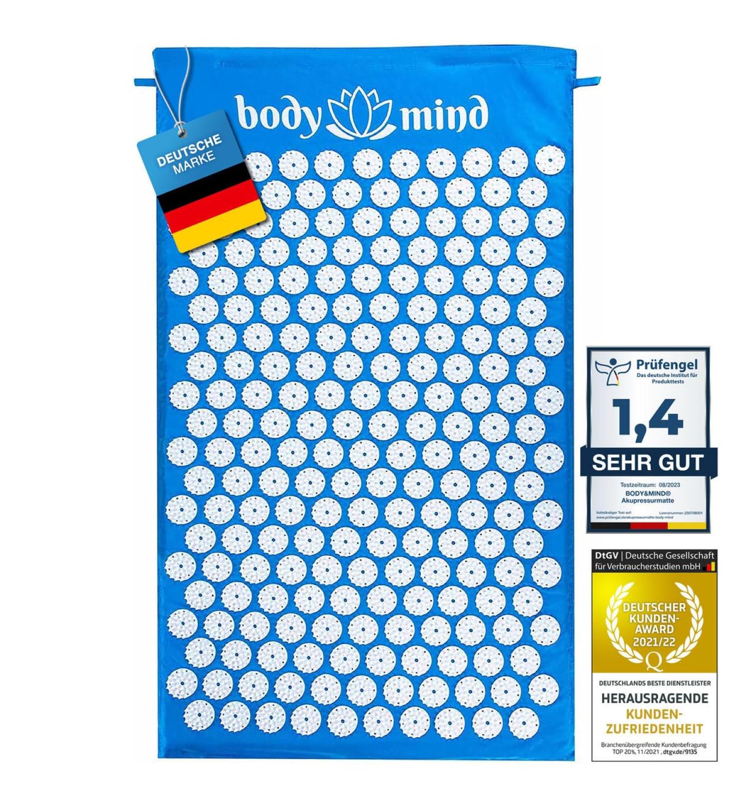 Buy Acupressmate Yoga Nail Mat - Relaxing Acupuncture Massage Mat for Body & Mind | 75x42cm | International Shipping - Buy Online on GoSupps.com