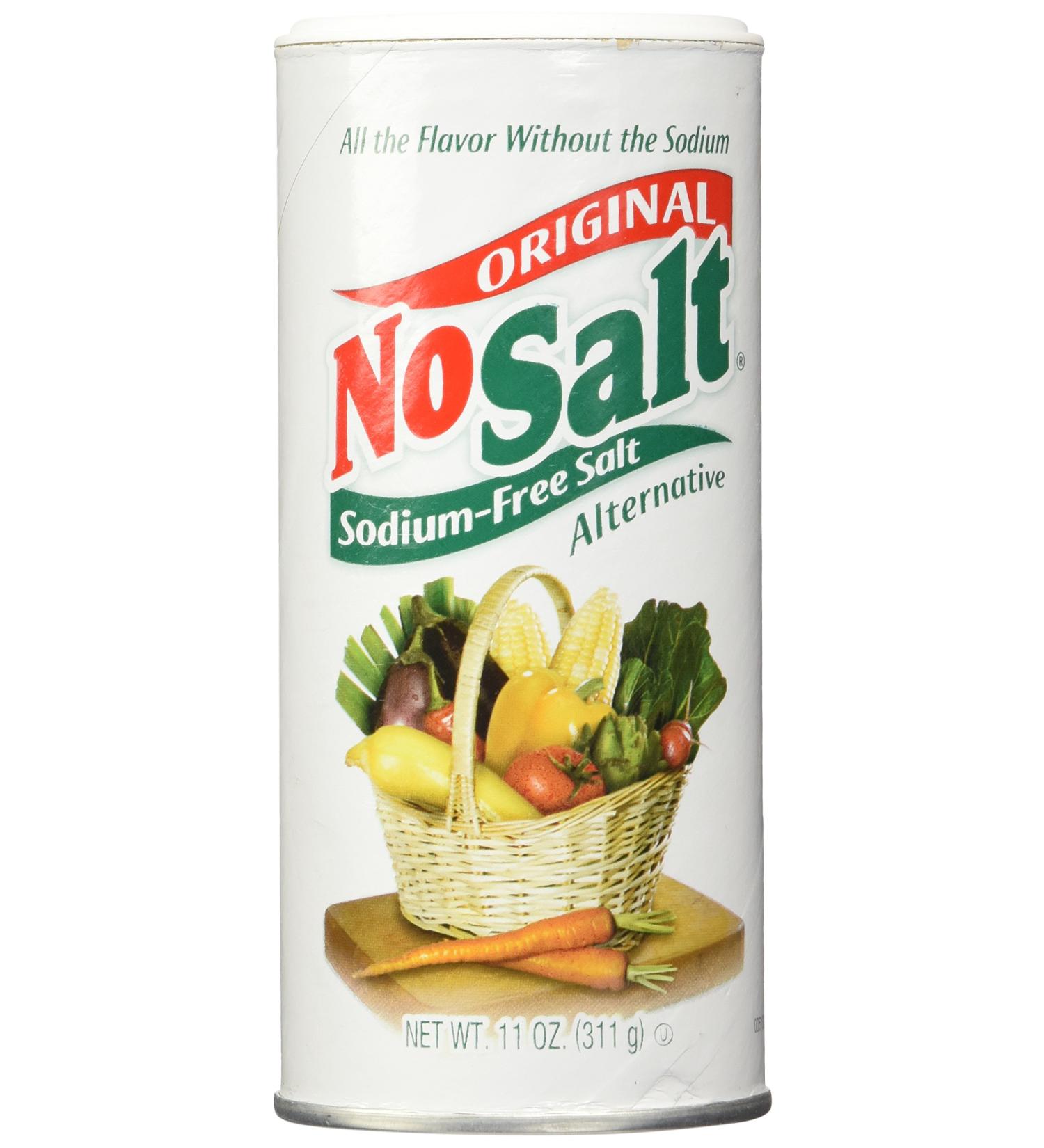 NoSalt Original Sodium-Free Salt Alternative 11oz - Pack of 2 | Non-GMO & Gluten-Free - Buy Online on GoSupps.com