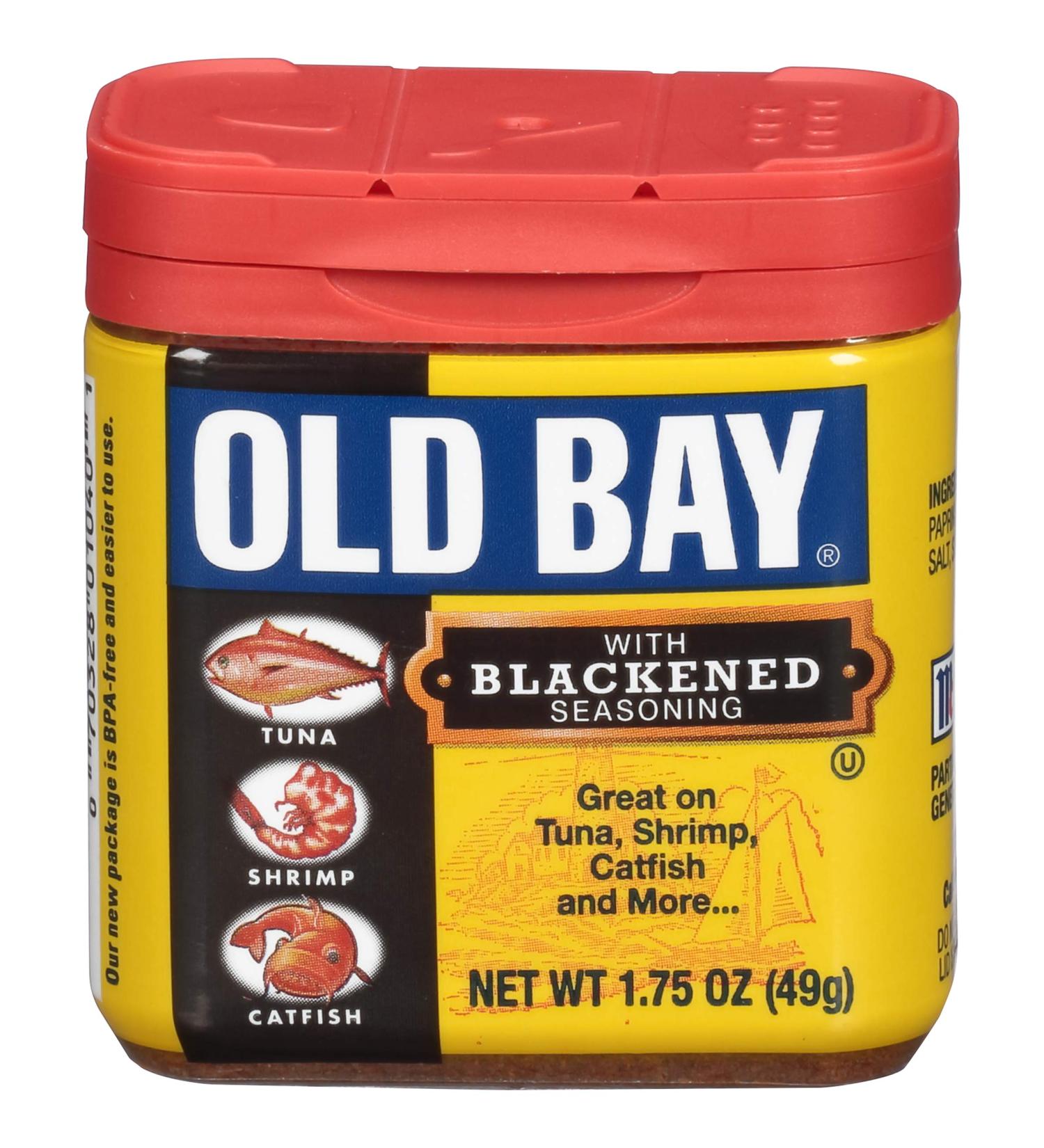 OLD BAY Blackened Seasoning 1.75 OZ - Authentic Spice Blend for Perfect Seasoning - Buy Online on GoSupps.com