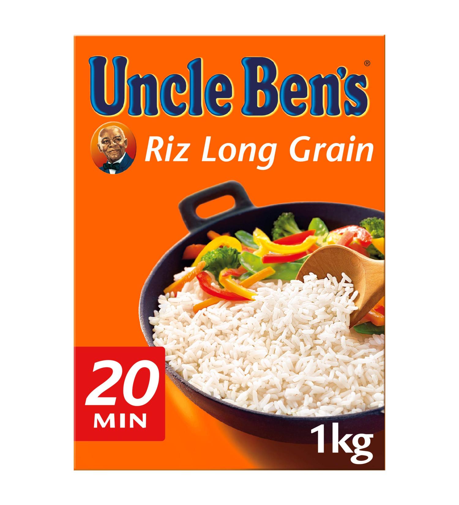  UNCLE BEN'S UNCLE BEN'S Traditional Long Grain Rice 20 min cooking time 1 kg bulk - Buy Online on GoSupps.com