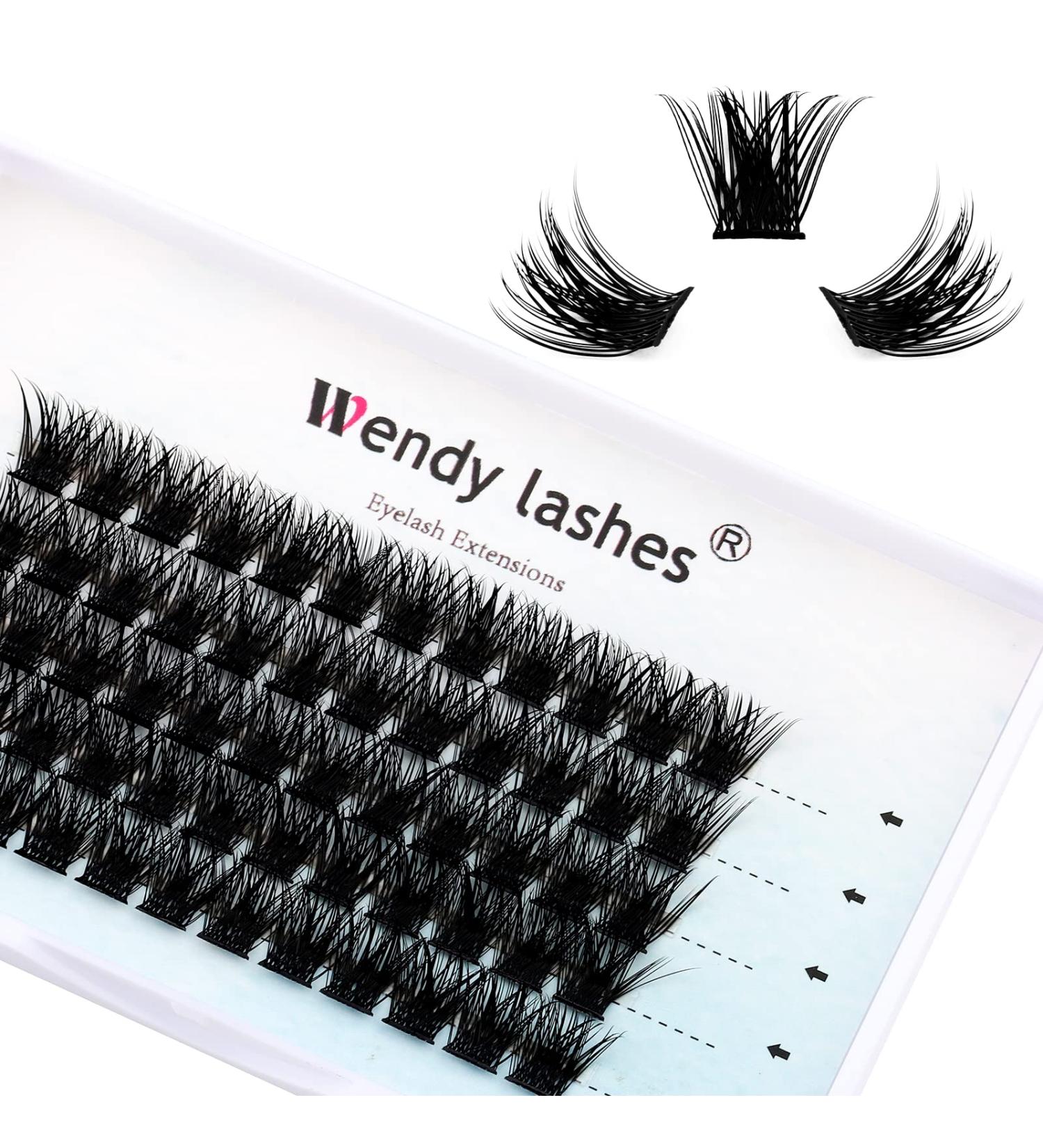 D Curl 14mm Cluster Lashes | Soft, Wispy Individual Eyelash Extensions | Reusable DIY Lash Clusters | Wide Stem 0.07mm FD-B-0.07-D - Buy Online on GoSupps.com