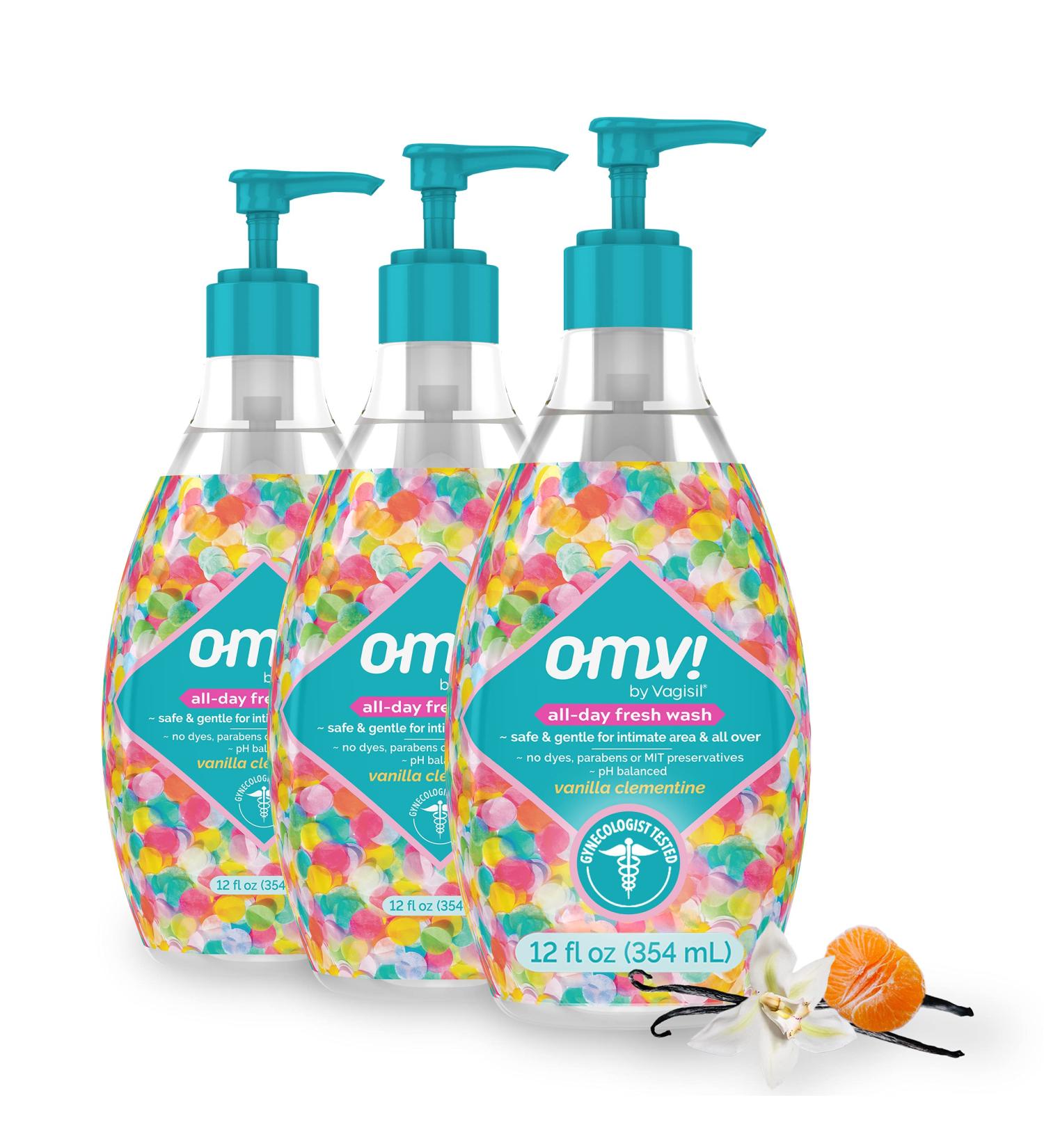 Vagisil OMV Gynecologist Tested All-Day Fresh Intimate Feminine Wash 12 Oz (Pack of 3) - Vanilla Clementine Scent - Buy Online on GoSupps.com