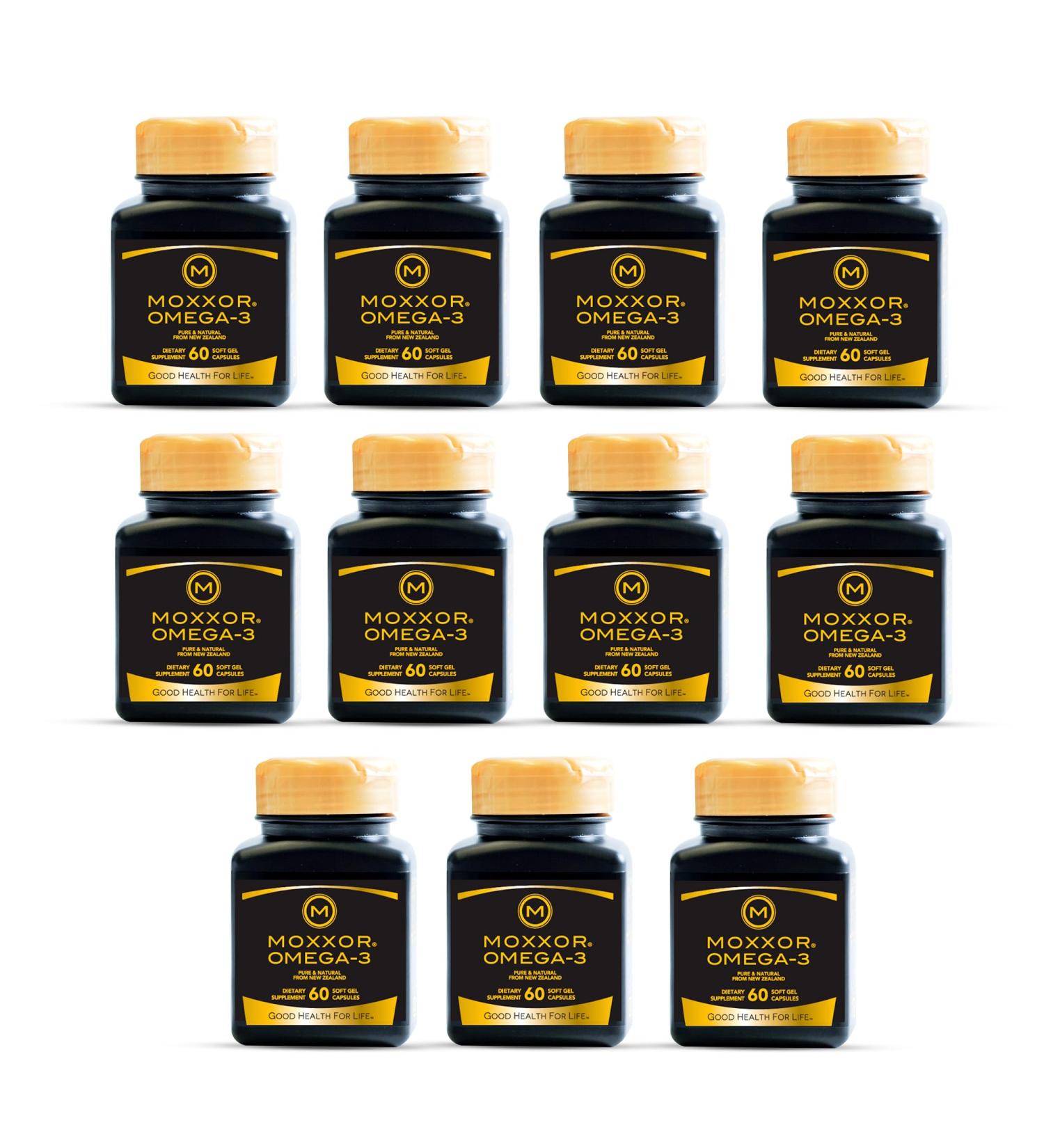 Moxxor Omega 3 New Zealand Green Lipped Mussel Oil Soft gels for Joint Support and Mobility Heart and Immune Support No Fishy Aftertaste 11-Pack 660Soft gels 2-Soft gels Per Day 330 Day Supply - Buy Online on GoSupps.com