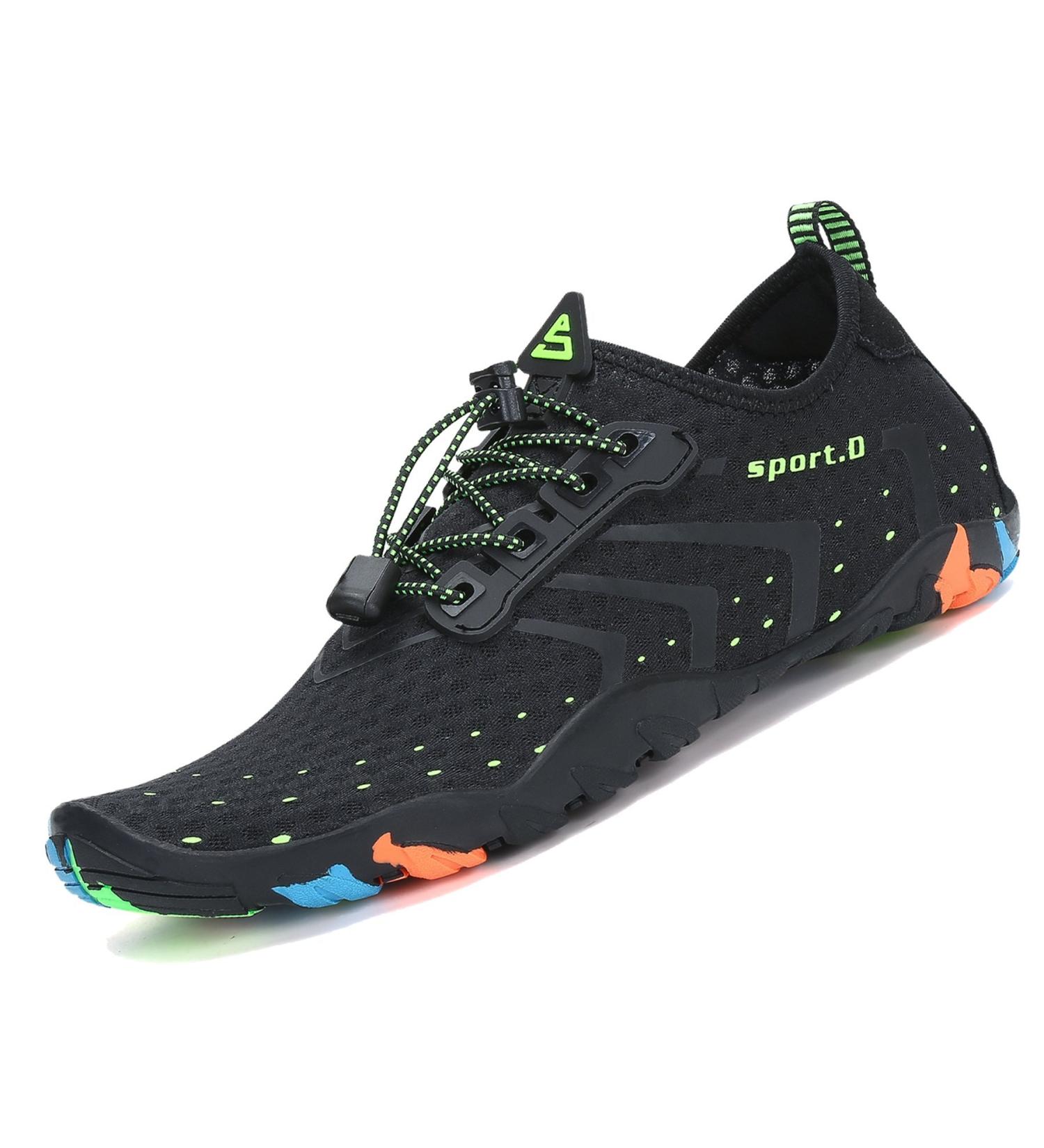 Pastaza Quick-Dry Water Shoes for Men & Women | Unisex Swimming Beach & Water Sports Footwear - Size 45 EU Black - Buy Online on GoSupps.com