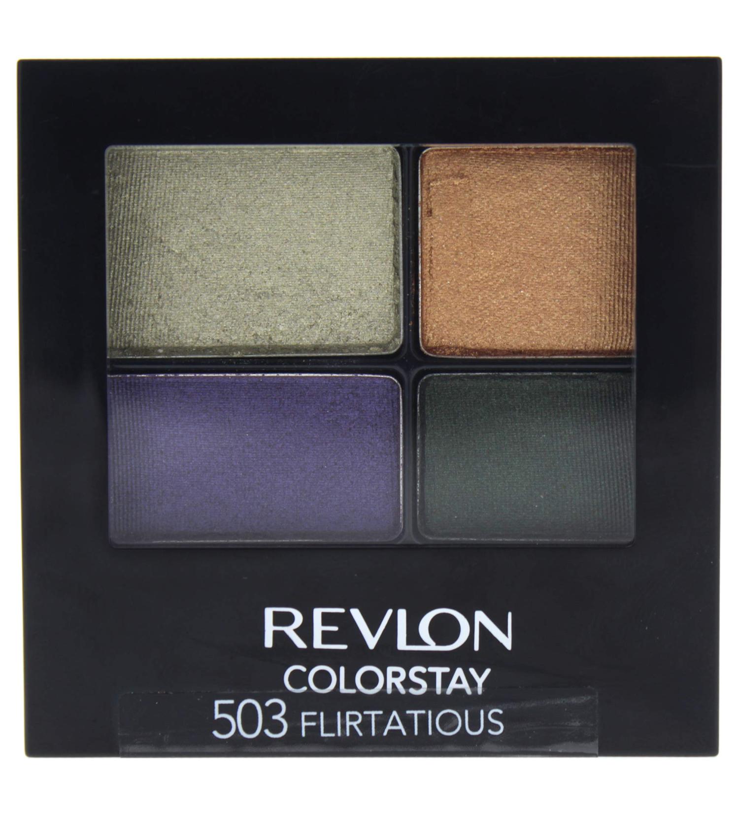 Revlon ColorStay 16 Hour Eye Shadow Quad Flirtatious - 1 Count - Buy Online on GoSupps.com