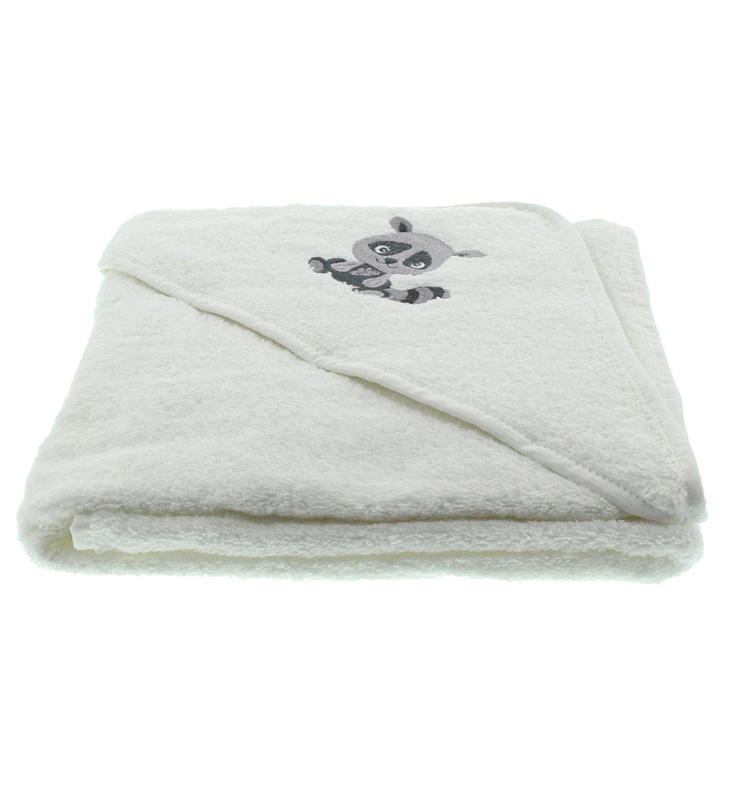 Pippi Unisex Baby Bathrobe - Soft White Cotton (83X83) | International Shipping Available - Buy Online on GoSupps.com