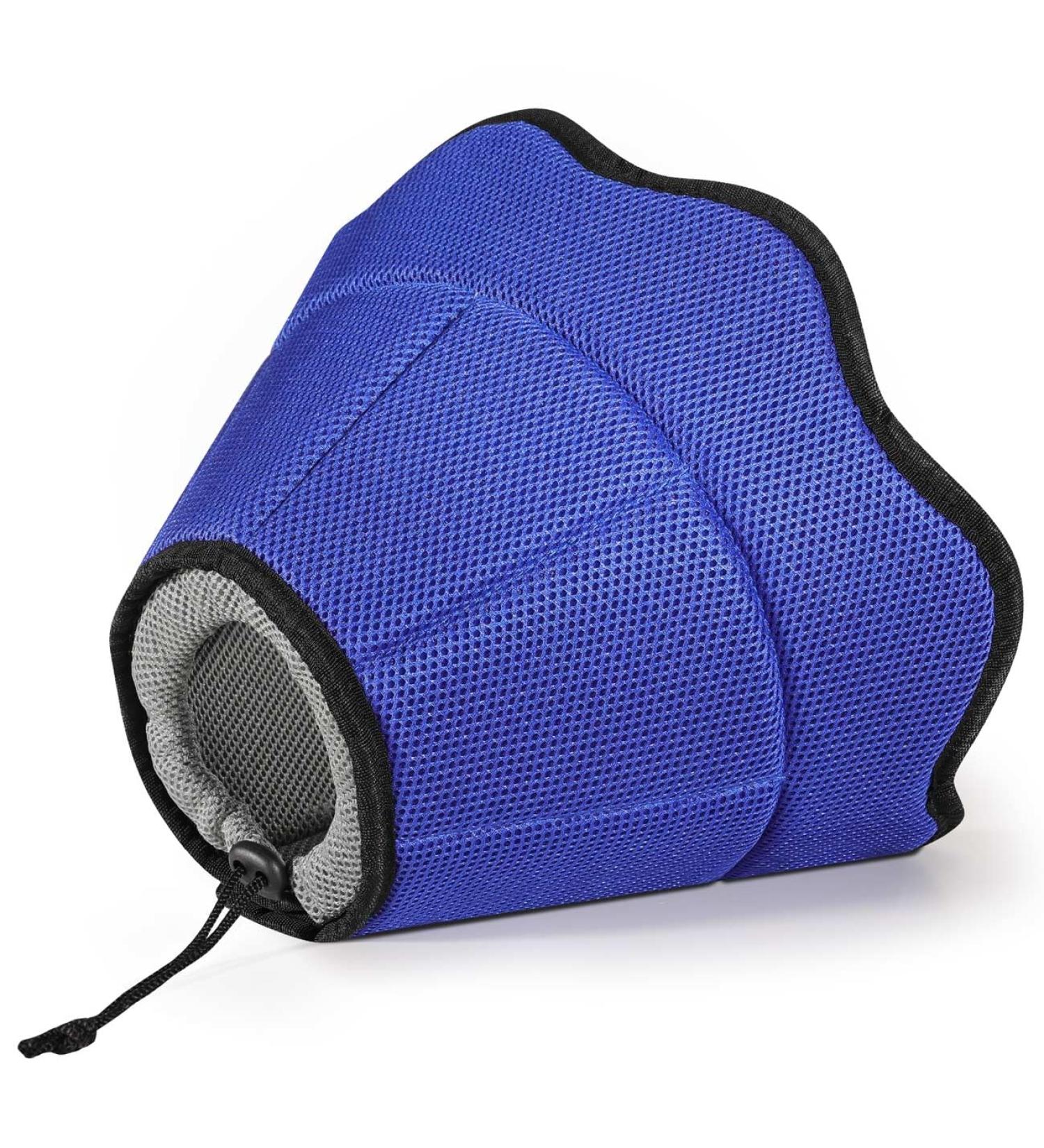 Buy VAVOPAW SCHNECHRAUSE Adjustable Protective Cat Collar - Breathable & Recyclable Dog Collar for Post-Op Recovery - Size L in Blue/Gray - International Shipping Available - Buy Online on GoSupps.com