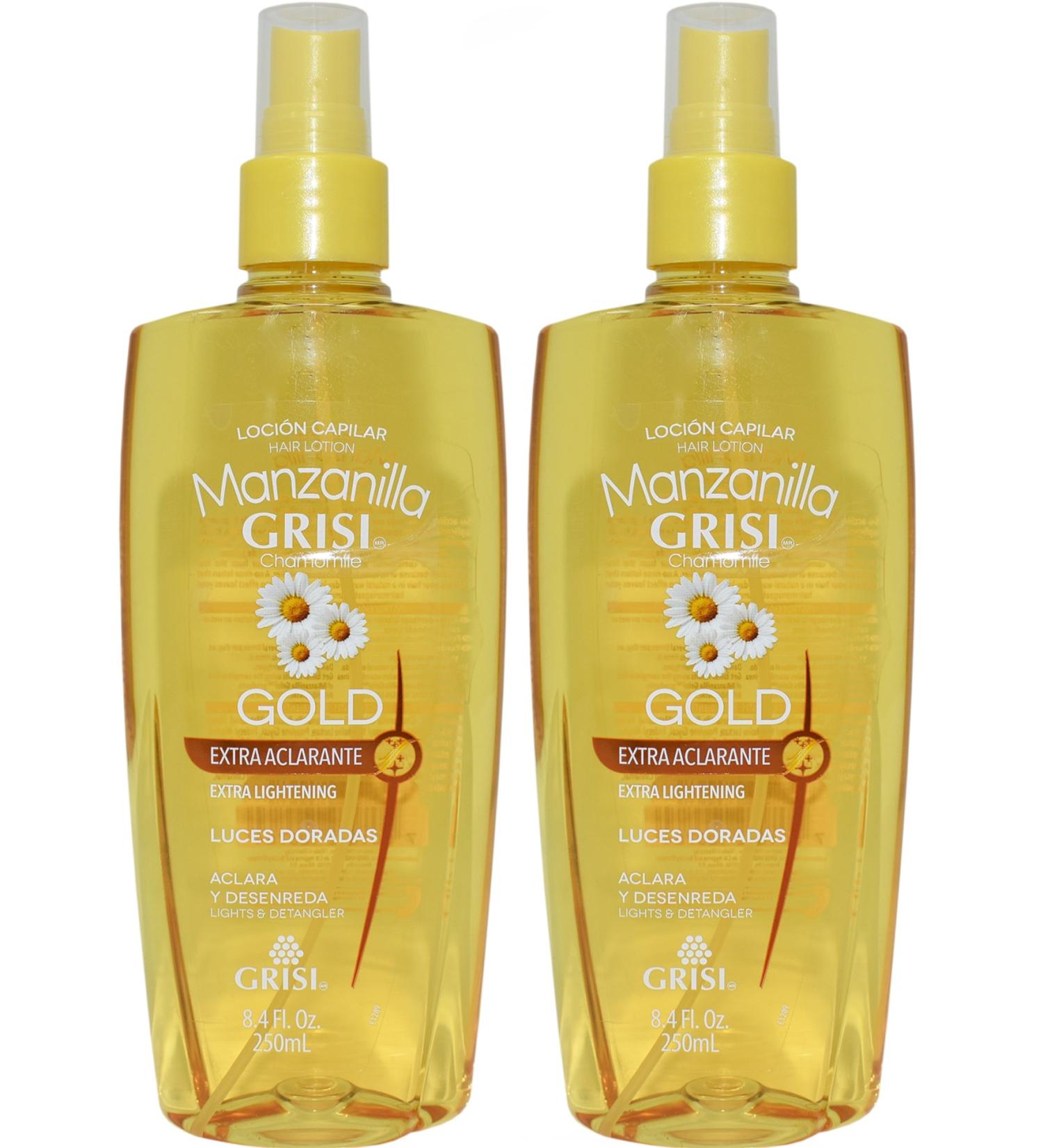 Grisi Chamomile Hair Lotion Manzanilla 8.4 oz. (2 Pack) - Lightens & Detangles - Buy Online on GoSupps.com