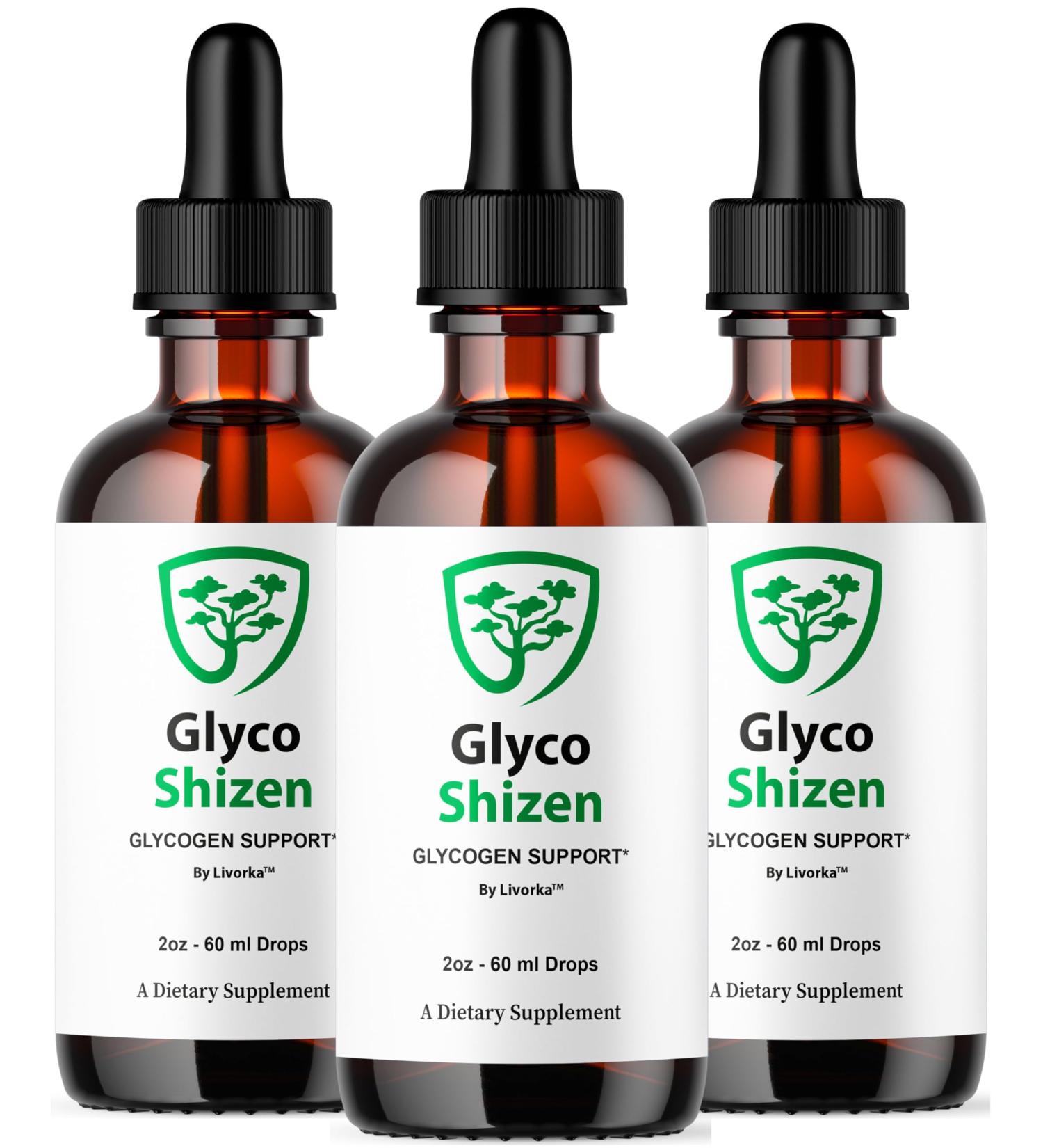 (3 Pack) Glyco Shizen Drops - GlycoShizen Drops Advanced Support Premium Formula Glycoshizen Supplement Liquid Extract Overall Health & Daily Wellness GlycoShizin Drop 3 Bottles for 3 Months - Buy Online on GoSupps.com