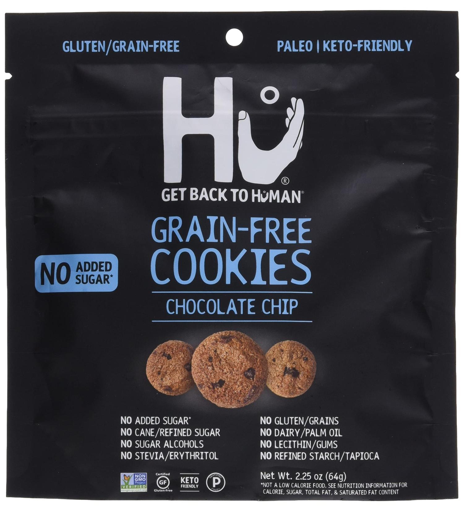 Hu Grain-Free Chocolate Chip Cookies - 2.25 oz | Healthy Snack - Buy Online on GoSupps.com