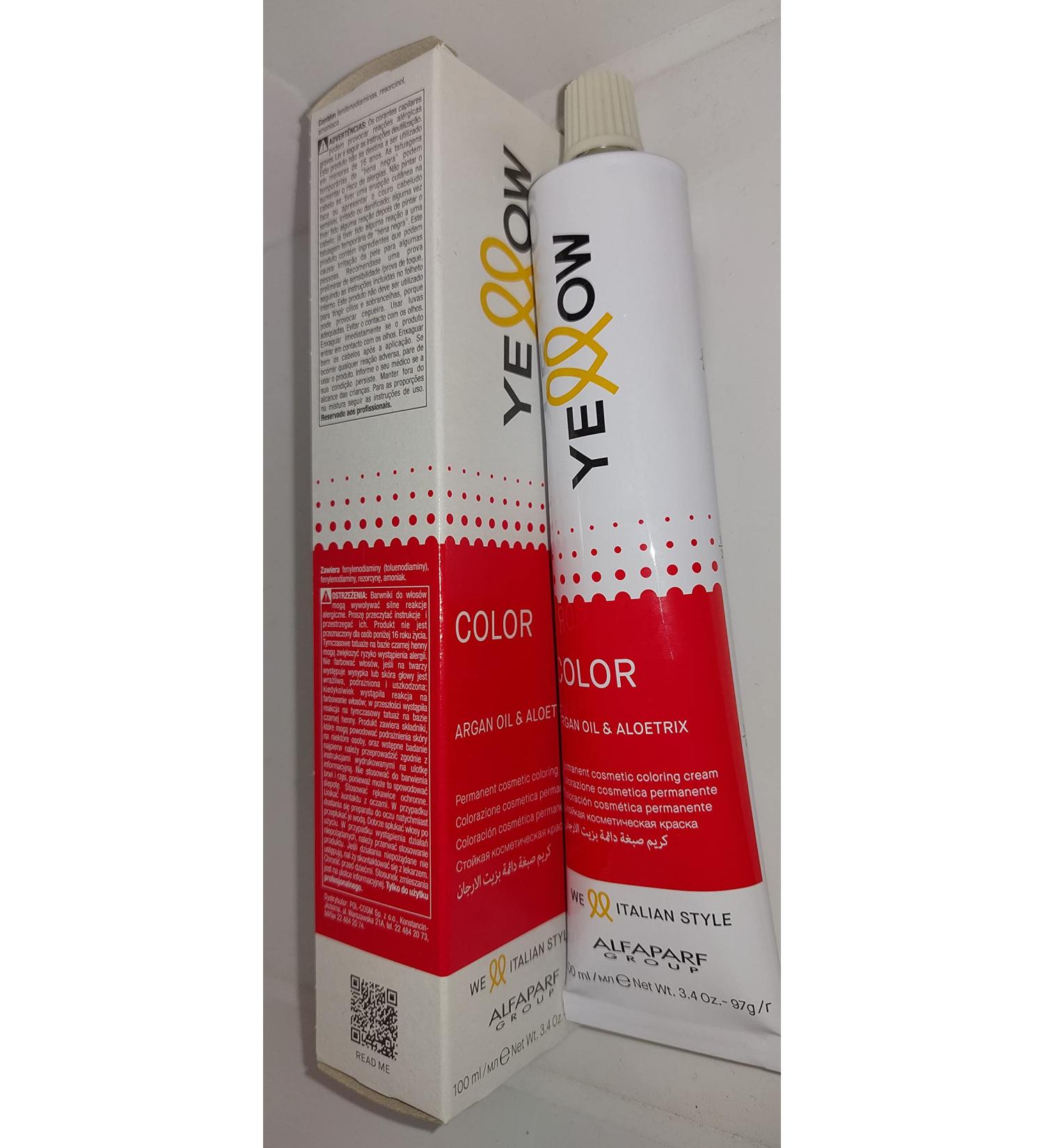 ALFAPARF Yellow Color Argan Oil 100ml - 6/1 BIONDO SCURO CENERE