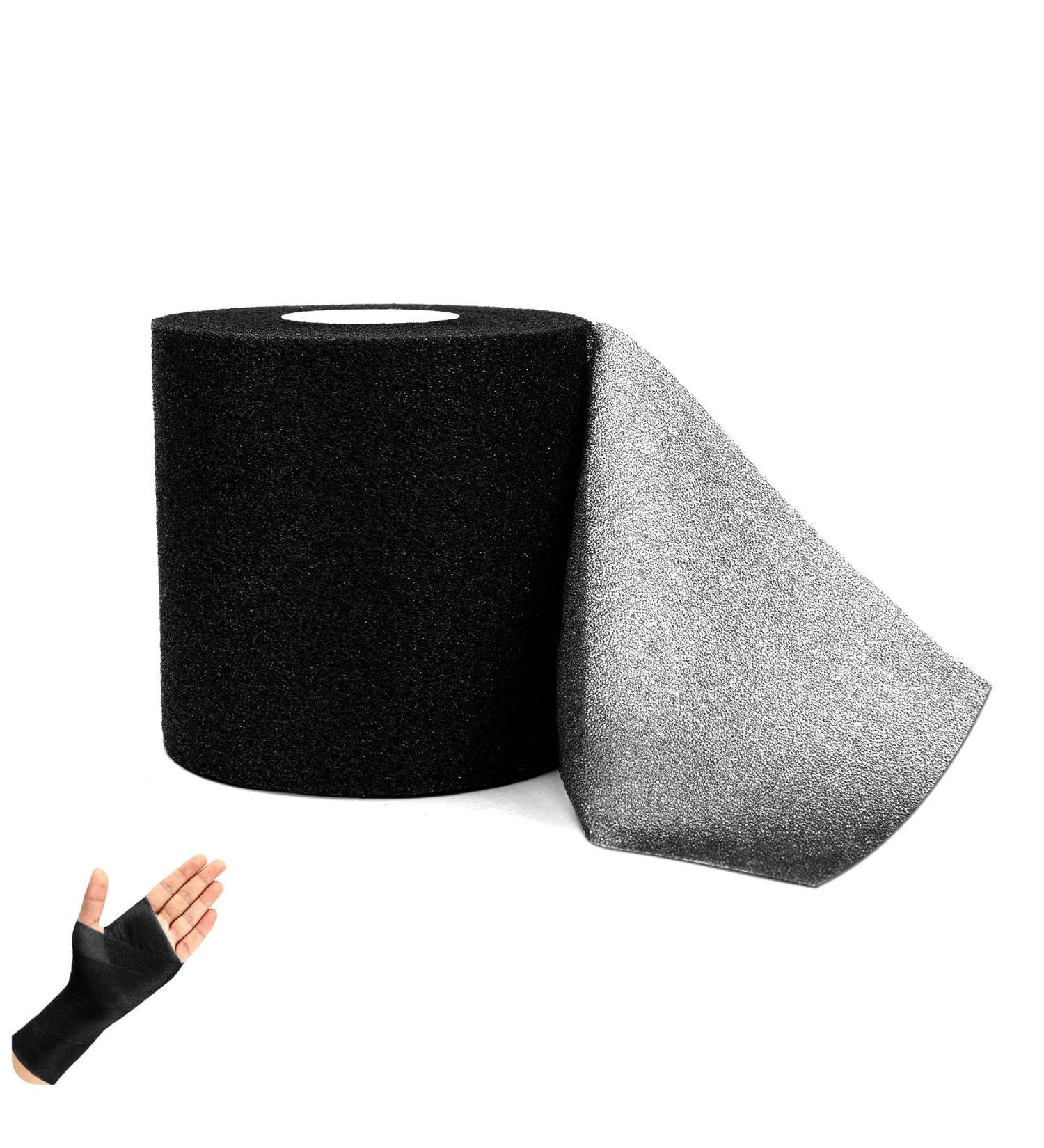 30 Yards Black Pre Wrap Athletic Tape - Versatile Foam Wrap for Sports & Hair | Soccer Pre Wrap & Athletic Prewrap - Buy Online on GoSupps.com