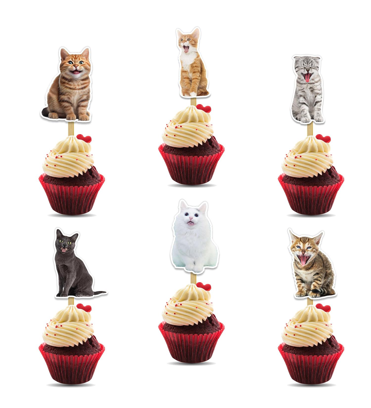 Seyal Cat CupCake Topper Seyal Cat Cupcake Topper - Buy Online on GoSupps.com