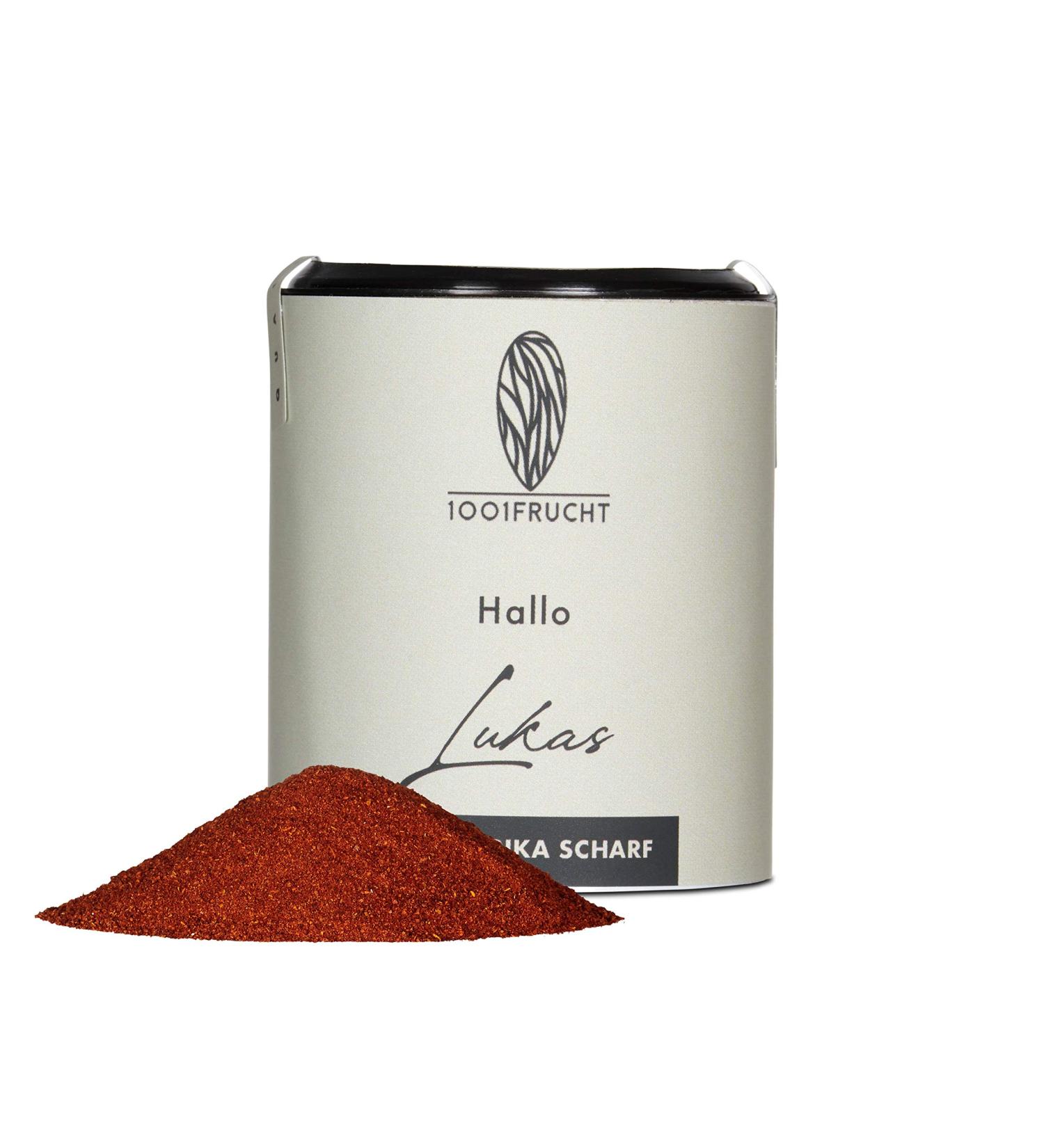  1001 Frucht 1001 Frucht Sharp Organic 'Lukas' Pepper 70g I Sharp Organic Pepper Powder - Highly Aroma I Hungarian Type Pepper Powder I 100% Organic Quality | Spices for Goulash - Buy Online on GoSupps.com