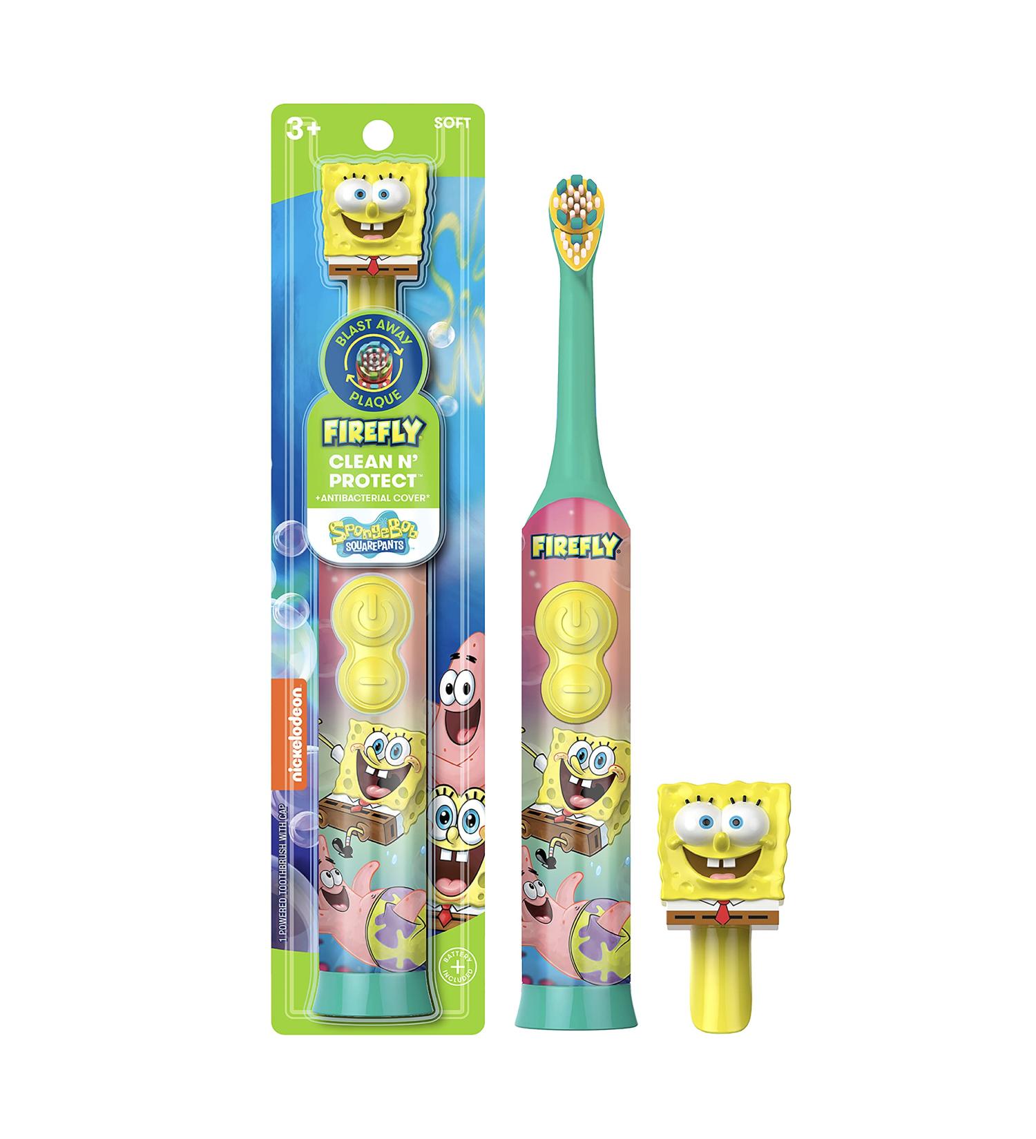 Firefly Spongebob Power Toothbrush - Clean N' Protect - 1 Count - Buy Online on GoSupps.com