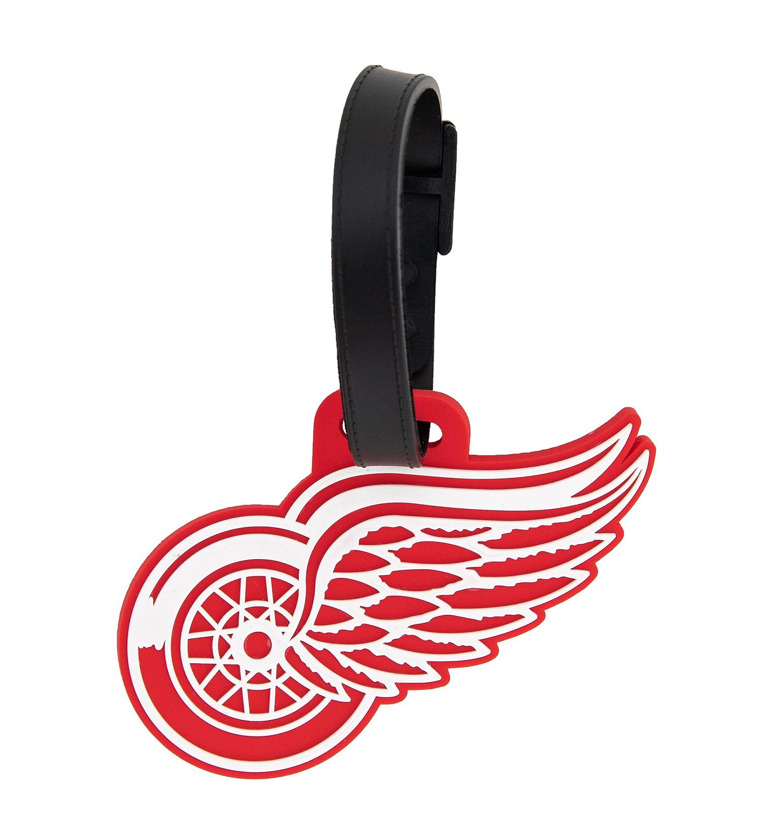 Detroit Red Wings Team NHL National Hockey League Luggage Tag Bag (PVC Luggage Tag) - Buy Online on GoSupps.com