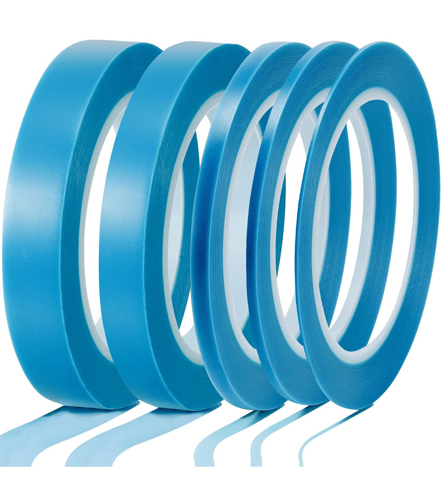 Vinyl Tape for Automotive Paint | High Temperature Low Tack Masking Tape - 5 Rolls (1/16-3/4) - Buy Online on GoSupps.com