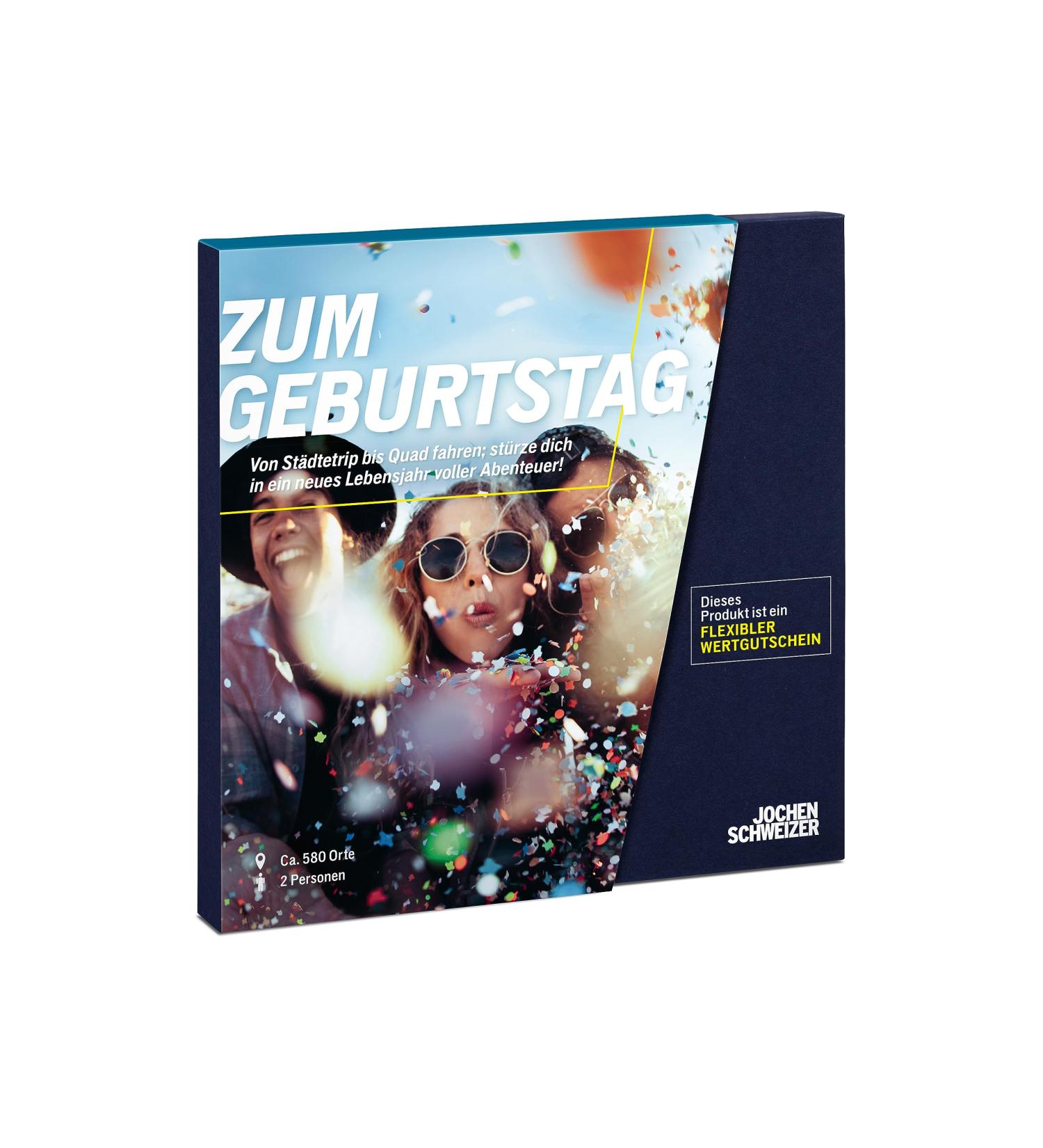 JOCHEN SCHWEIZER Birthday Gift Box for 2 Unique Experience Voucher | Perfect International Gift - Buy Online on GoSupps.com
