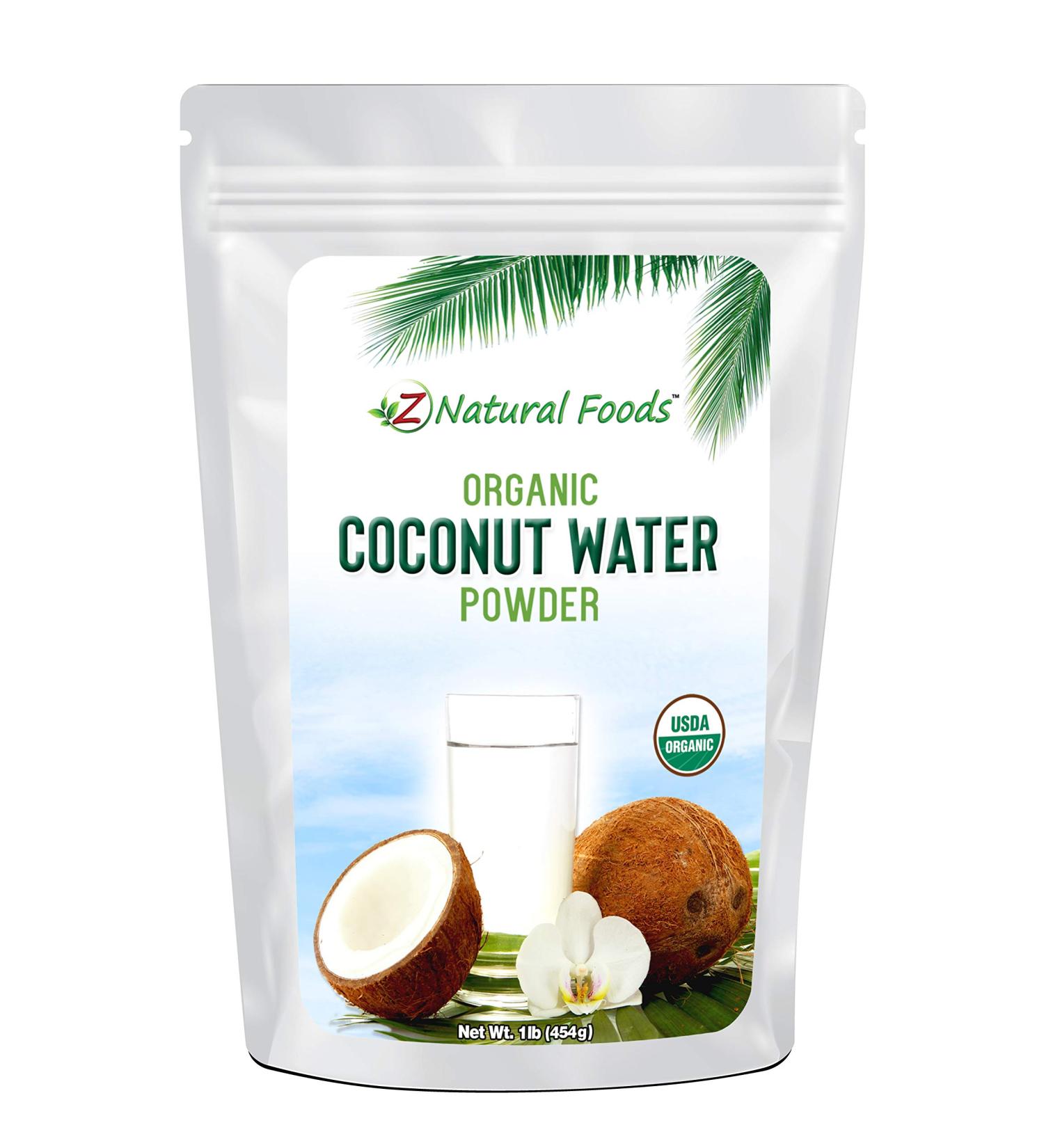 Organic Coconut Water Powder - Natural Energy & Electrolyte Supplement - Pre/Post Workout Drink - Vegan, Gluten Free, Non GMO - 1 lb - Buy Online on GoSupps.com