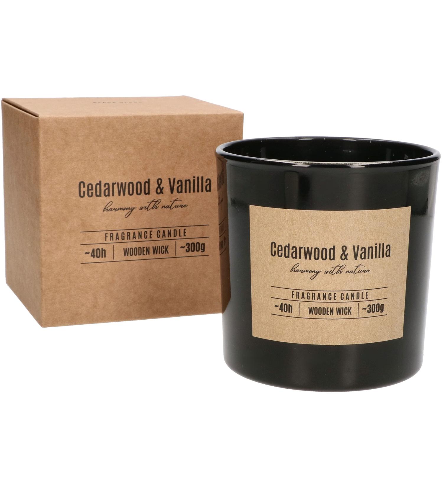 KOTARBAU Scented Candle - Cedarwood & Vanilla | Aromatherapy Decorative Glass Candle with Wooden Wick | Perfect Fragrance Gift - Buy Online on GoSupps.com