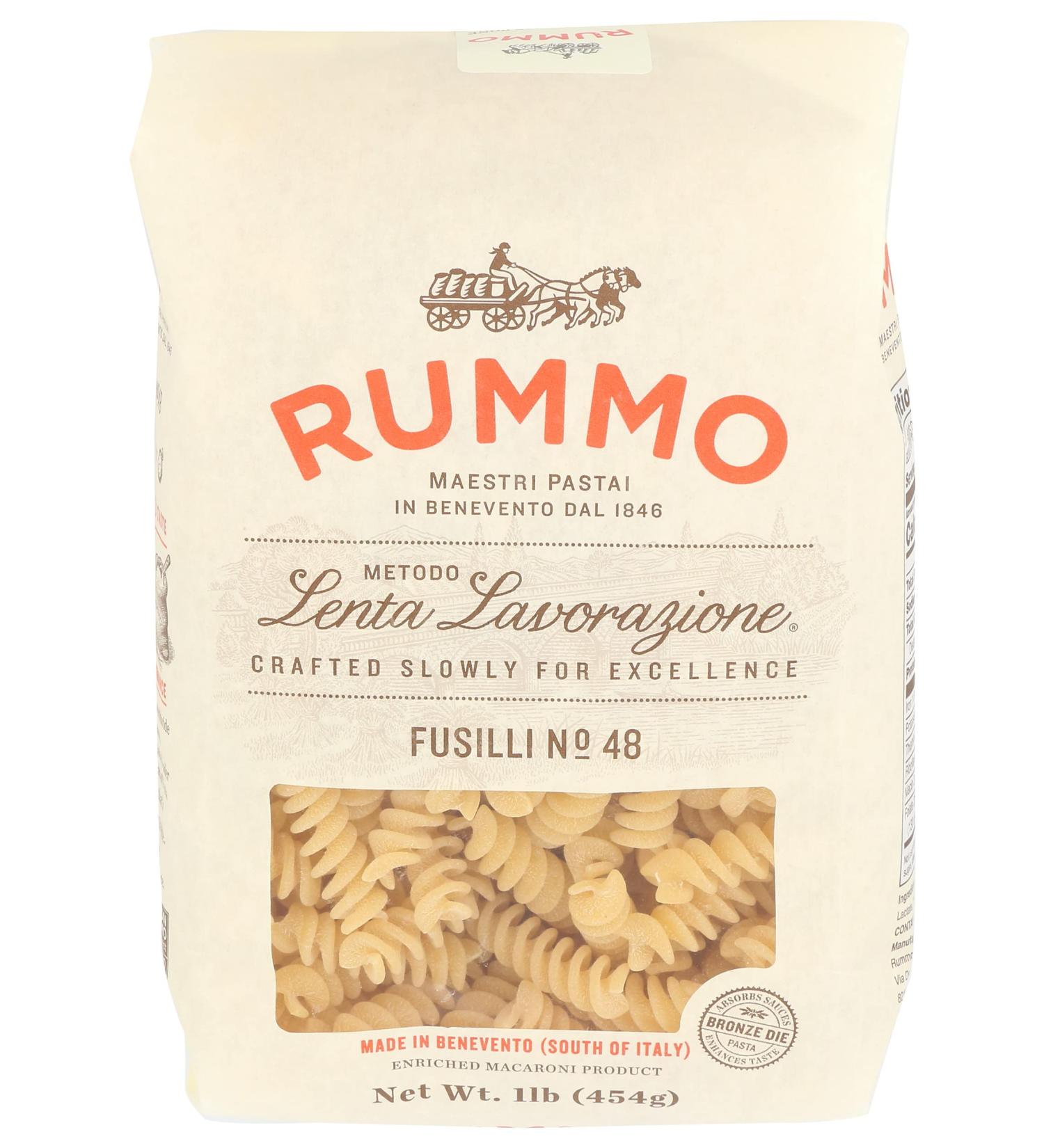 RUMMO Fusilli Pasta 16 oz - Premium Italian Pasta for Authentic Dishes - Buy Online on GoSupps.com