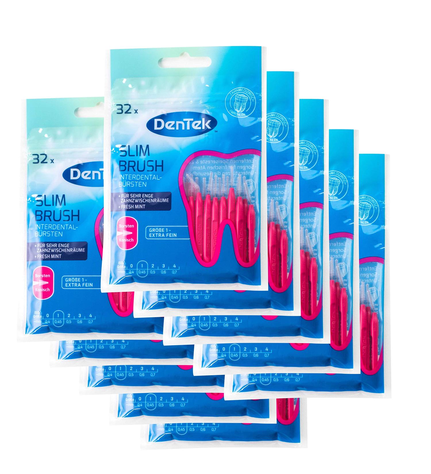 10x Interdental brushes-32 pcs extra fine DenTek 2-3 mm - Slim Brush