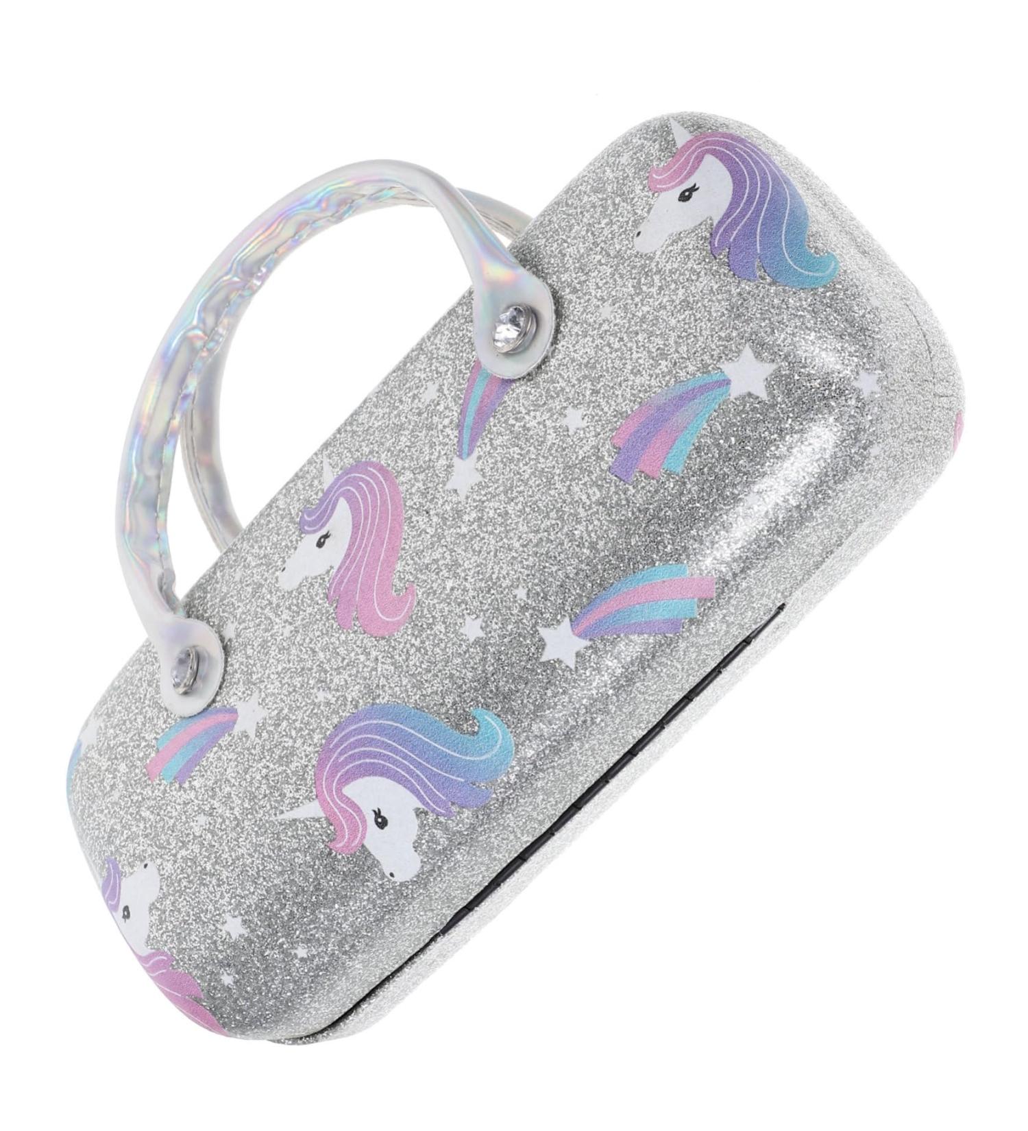 Solustre 5-Pack Portable Kids Glasses Case - Stylish Leather Sunglasses Holder for Children with Handle - Perfect for Girls - Travel-Friendly PU Brillen Case (16x7x4 cm) - Buy Online on GoSupps.com