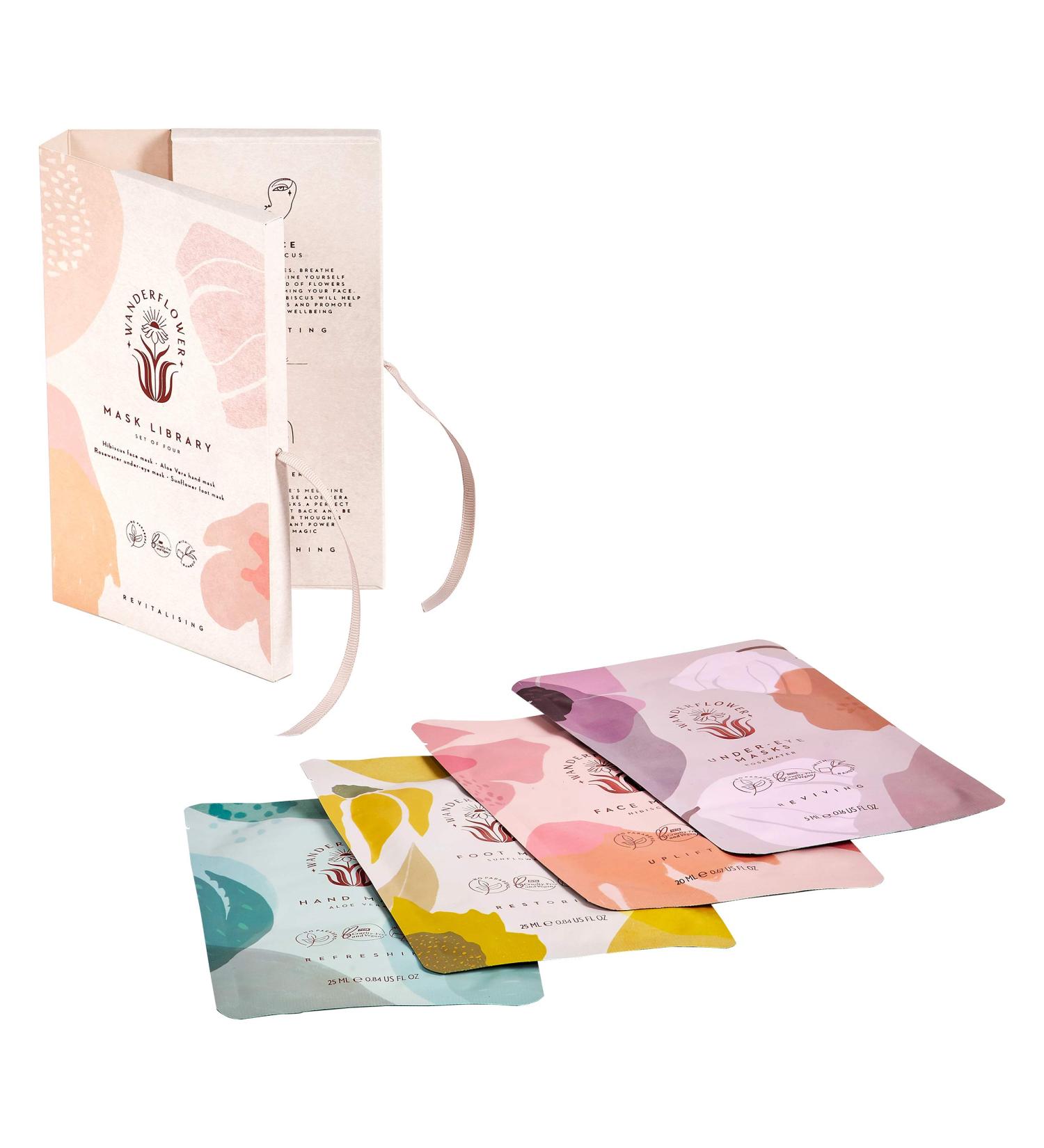 Wanderflower Sheet Mask Gift Set Hibiscus - Buy Online on GoSupps.com
