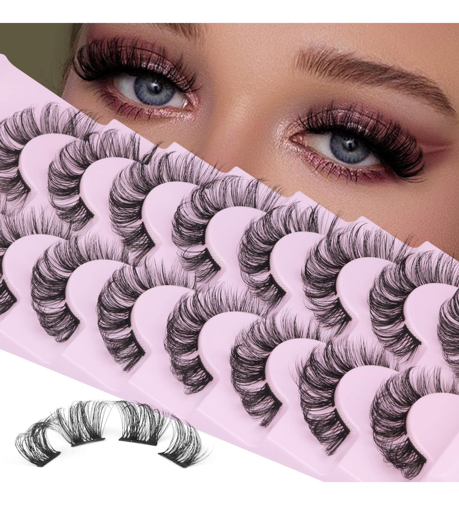 Ruairie Curl Lash Clusters - Natural Look Fluffy Wispy Extension 9-14MM - DIY Individual Eyelash Extensions - 8 Pairs - Buy Online on GoSupps.com