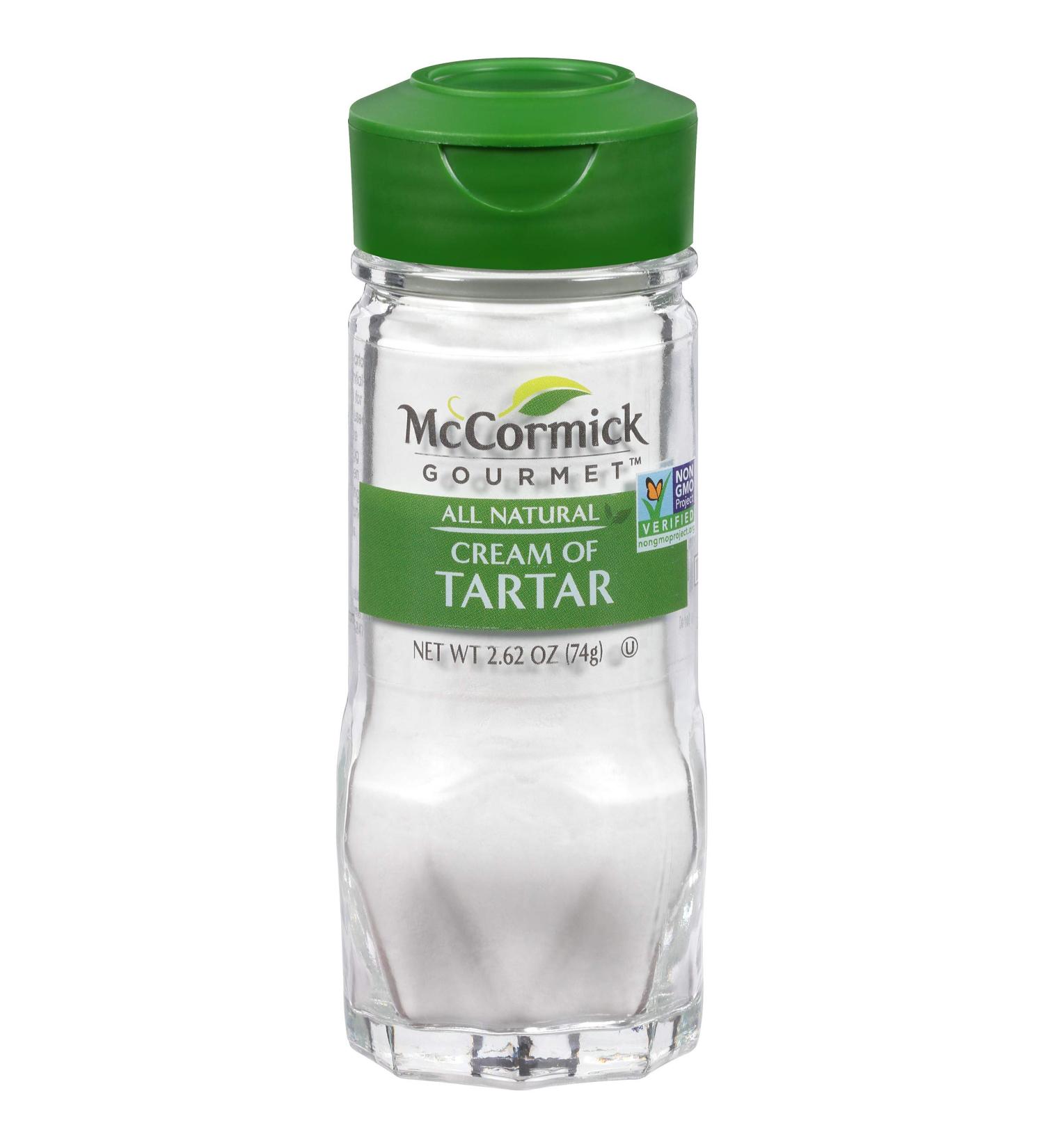 McCormick Gourmet Cream of Tartar 2.62 oz - All Natural - Buy Online on GoSupps.com