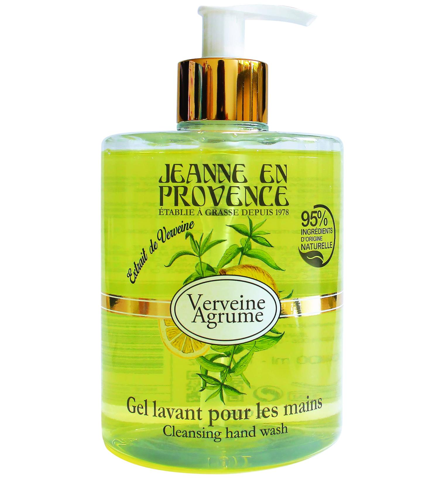 Jeanne en Provence Hand Wash Gel Verveine Agrume 500 ml - Buy Online on GoSupps.com