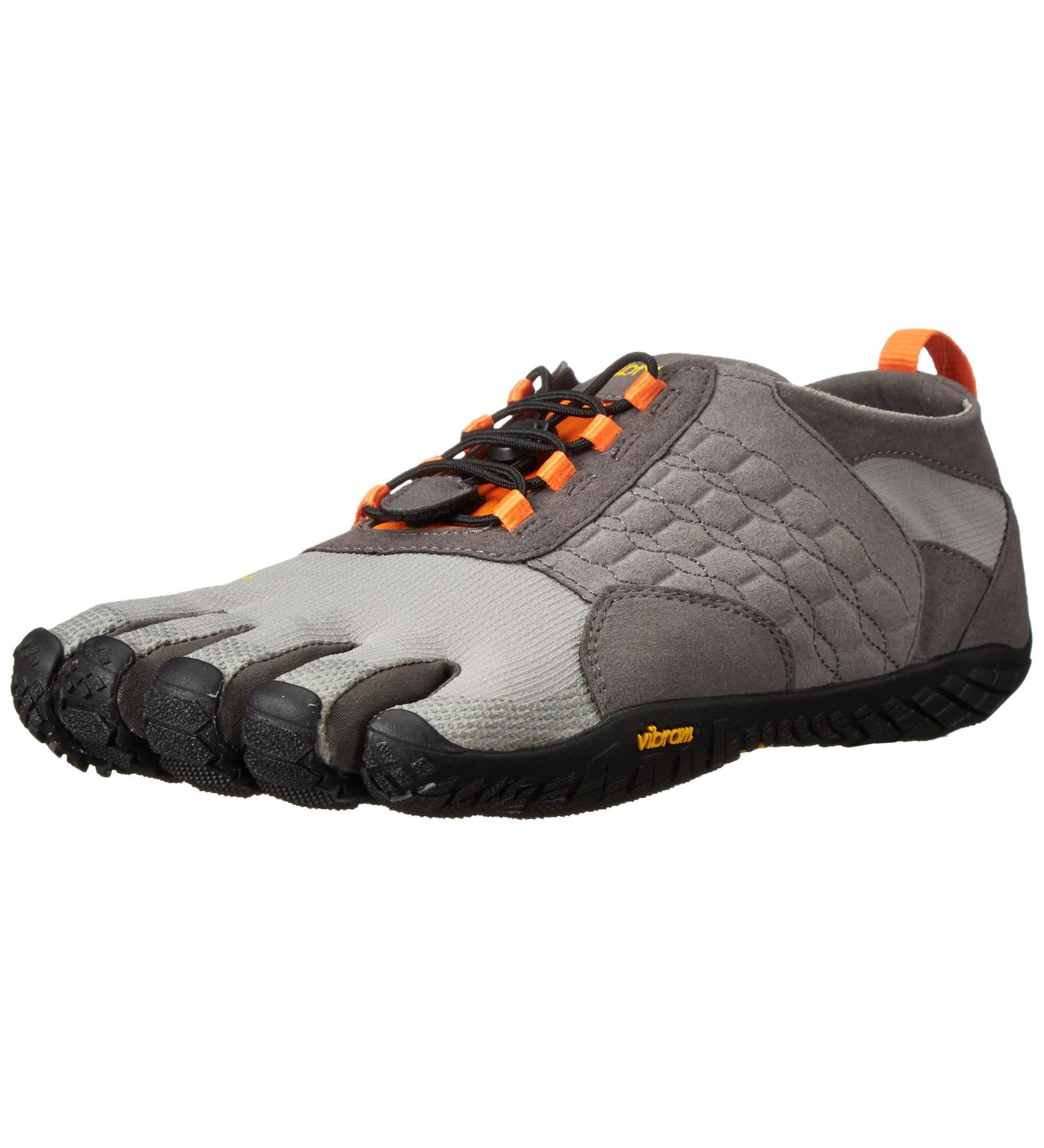 Vibram Men's Trek Ascent Outdoor Fitness Shoes - Multicolor Grey Orange Black - Size 42 EU - International Shipping Available - Buy Online on GoSupps.com