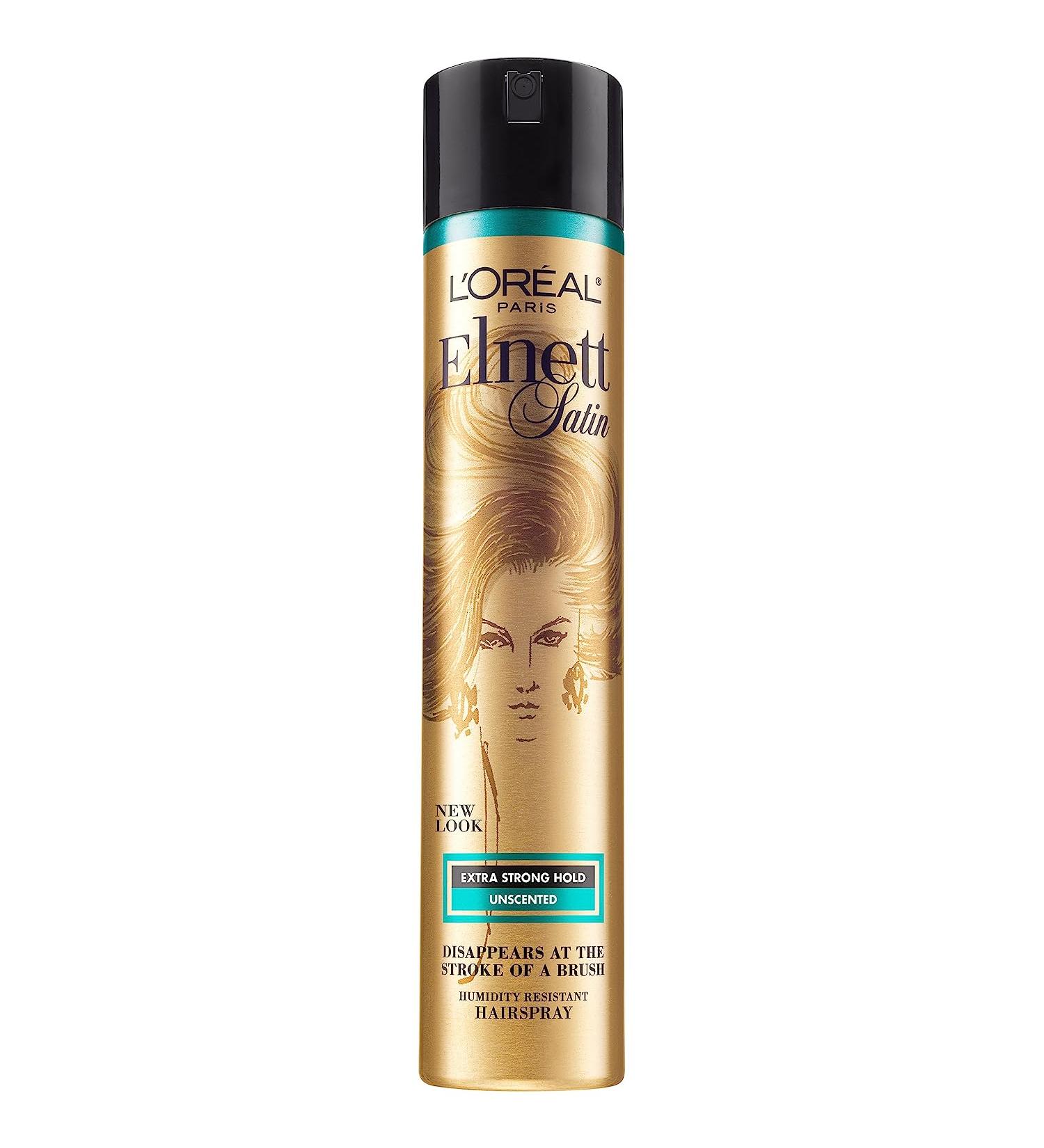 L'Or al Paris Elnett Satin Hairspray 11 Oz - Long-lasting Hold and Shine - Buy Online on GoSupps.com