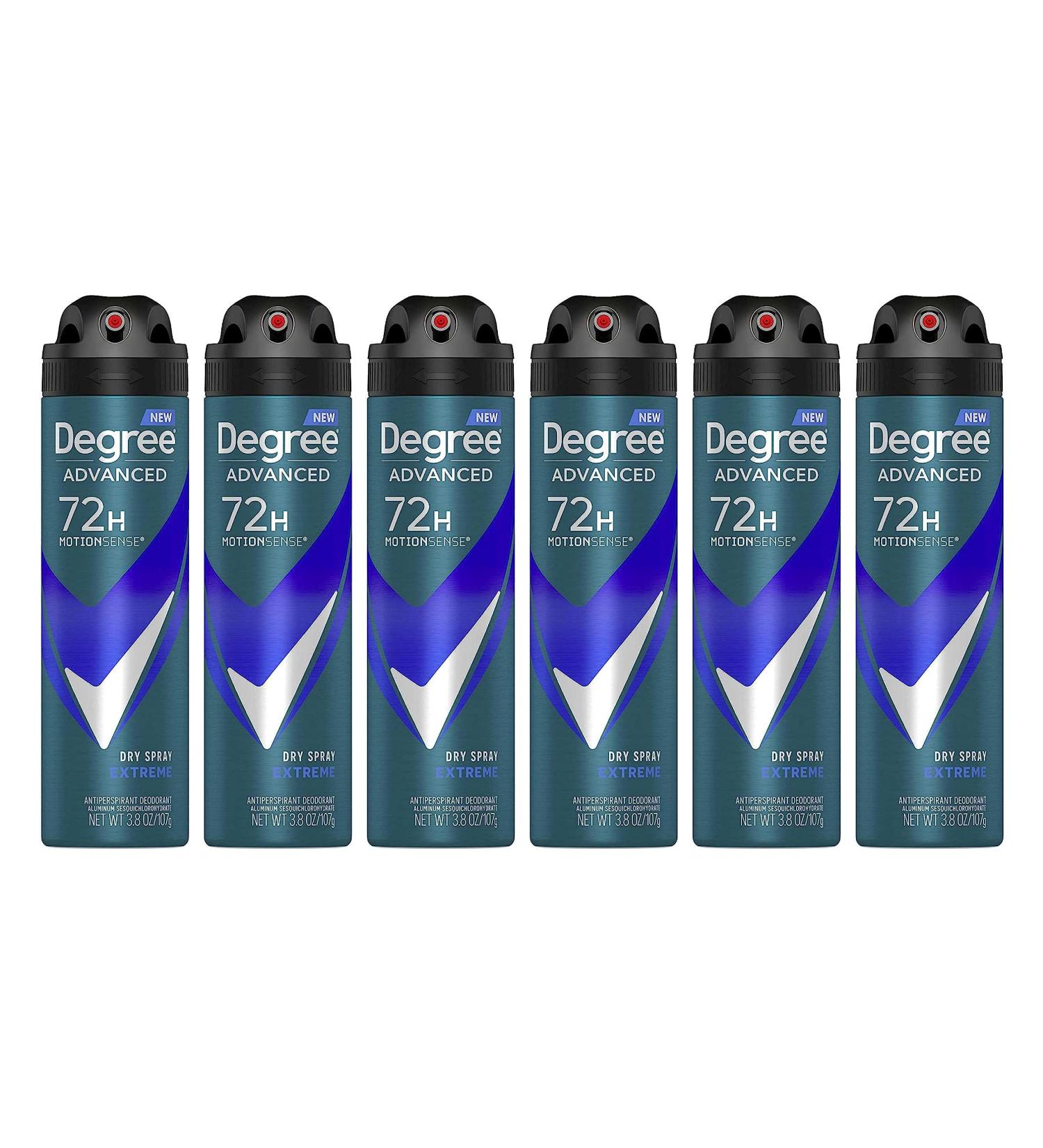 Degree Deodorant 3.8 Ounce Mens Dry Spray Extreme (113ml) (6 Pack) - Buy Online on GoSupps.com
