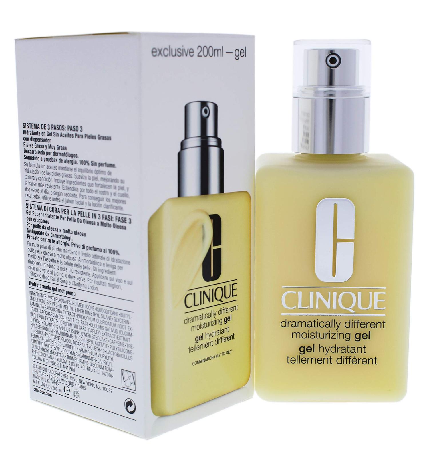 Clinique Gel Dramatically Different Oily Skin - Hydrating Moisturizer for Oily Skin | International Shipping Available - Buy Online on GoSupps.com