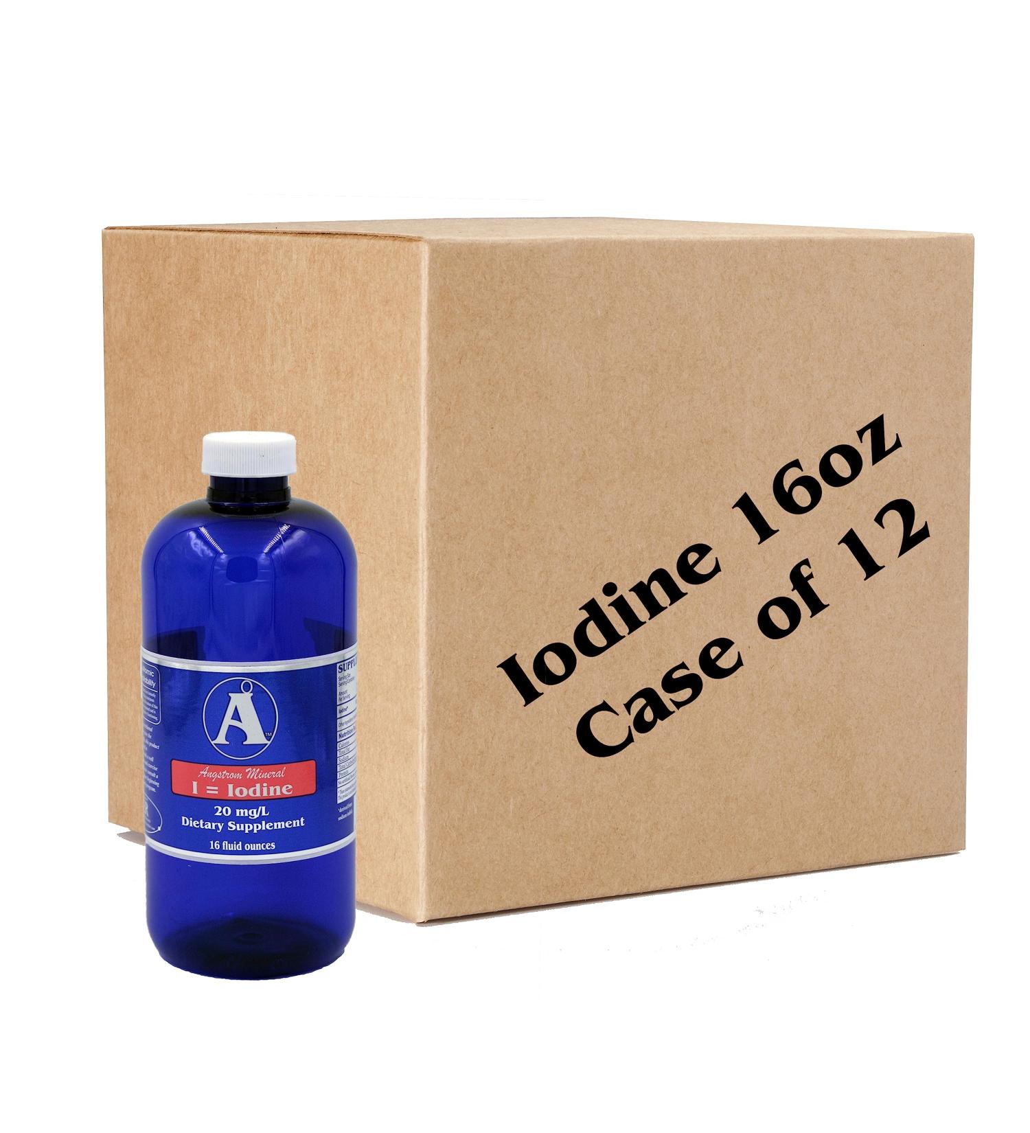 Iodine16 oz Case Lots - Angstrom Minerals