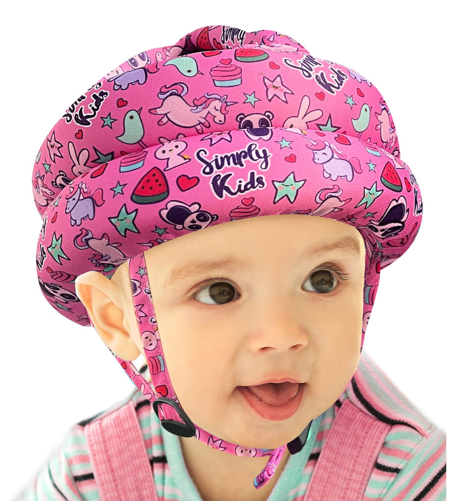 Baby Head Protector Helmet for Crawling & Walking | Infant Safety Headguard with Soft Cushion | Toddler Helmets for 6-12 Months and 1-2 Years Old | Unicorn Design - Buy Online on GoSupps.com