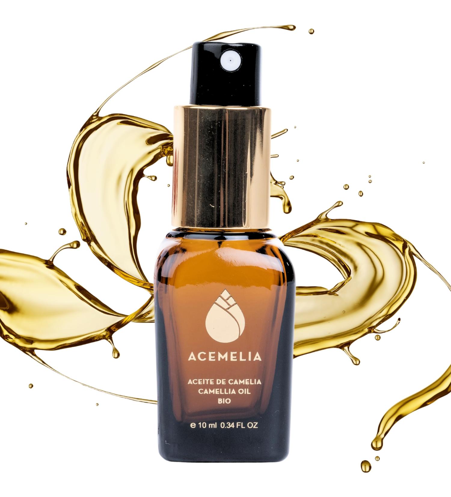 100% Natural Organic Camellia Oil - Moisturizing and Nutritive for Face Hair and Body - Immediate Absorption Dry Oil - Cold Extracted in Spain (10ml) - Buy Online on GoSupps.com