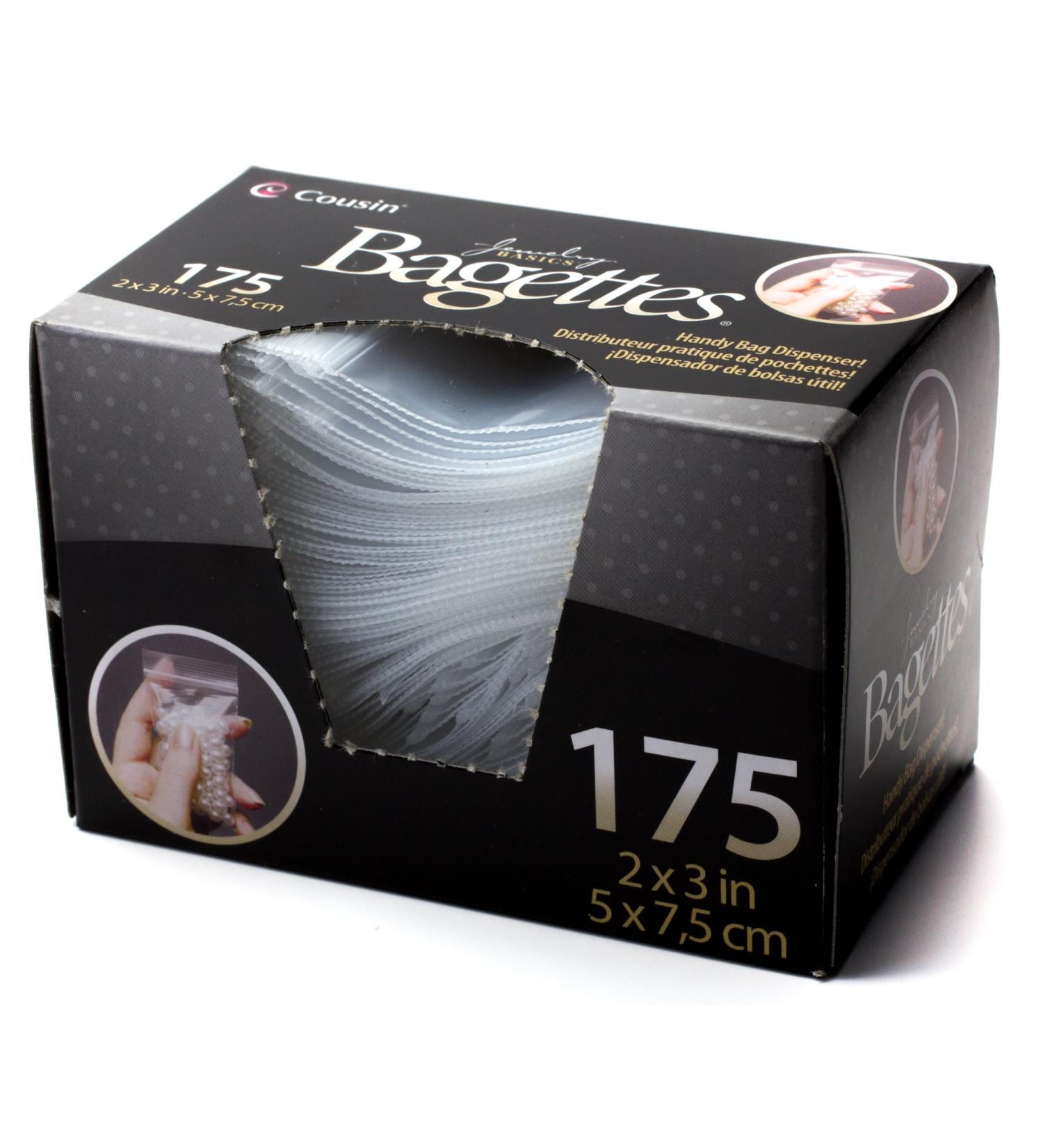 Cousin 2x3 Inch Storage Bags - 175 Pieces | Clear Resealable Poly Zipper Bags - Buy Online on GoSupps.com