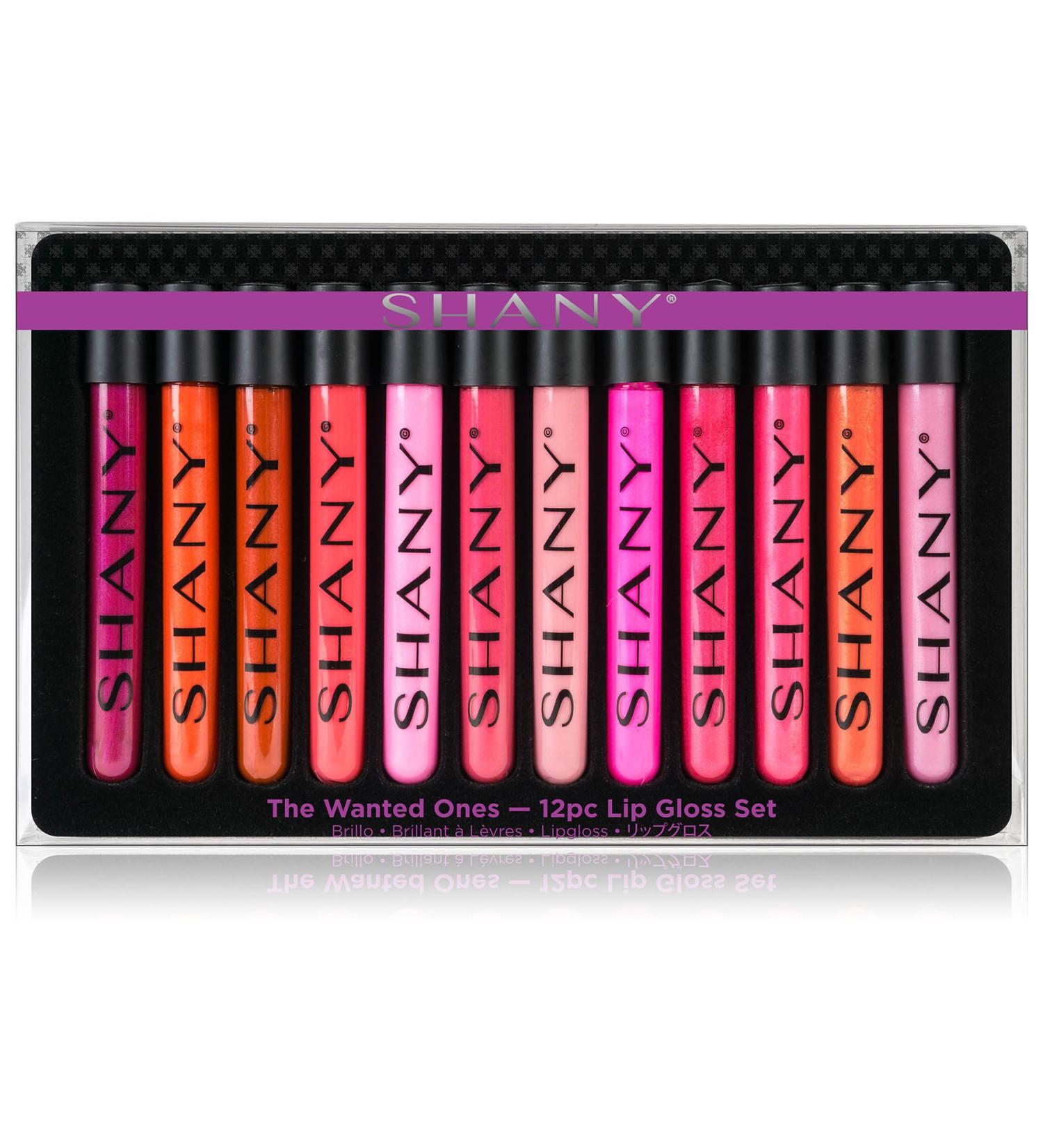 SHANY The Wanted Ones 12 Piece Lip Gloss Set with Aloe Vera & Vitamin E - Hydrating Gloss Collection - Buy Online on GoSupps.com
