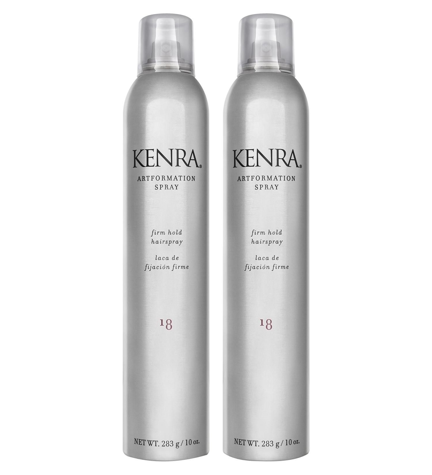 Kenra Artformation Spray 18 | Firm Hold Hairspray | Volume & Styling Control | Fast-dying Formula| All Hair Types 50% VOC 10 Ounce (Pack of 2) - Buy Online on GoSupps.com