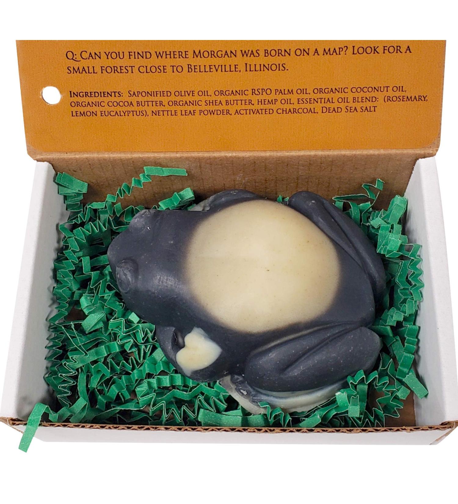 Buy Morgan Frog Soap - Natural & Vegan Rosemary Eucalyptus Bath Soap with Shea Butter | WFG Waterfall Glen Soap Company - Buy Online on GoSupps.com