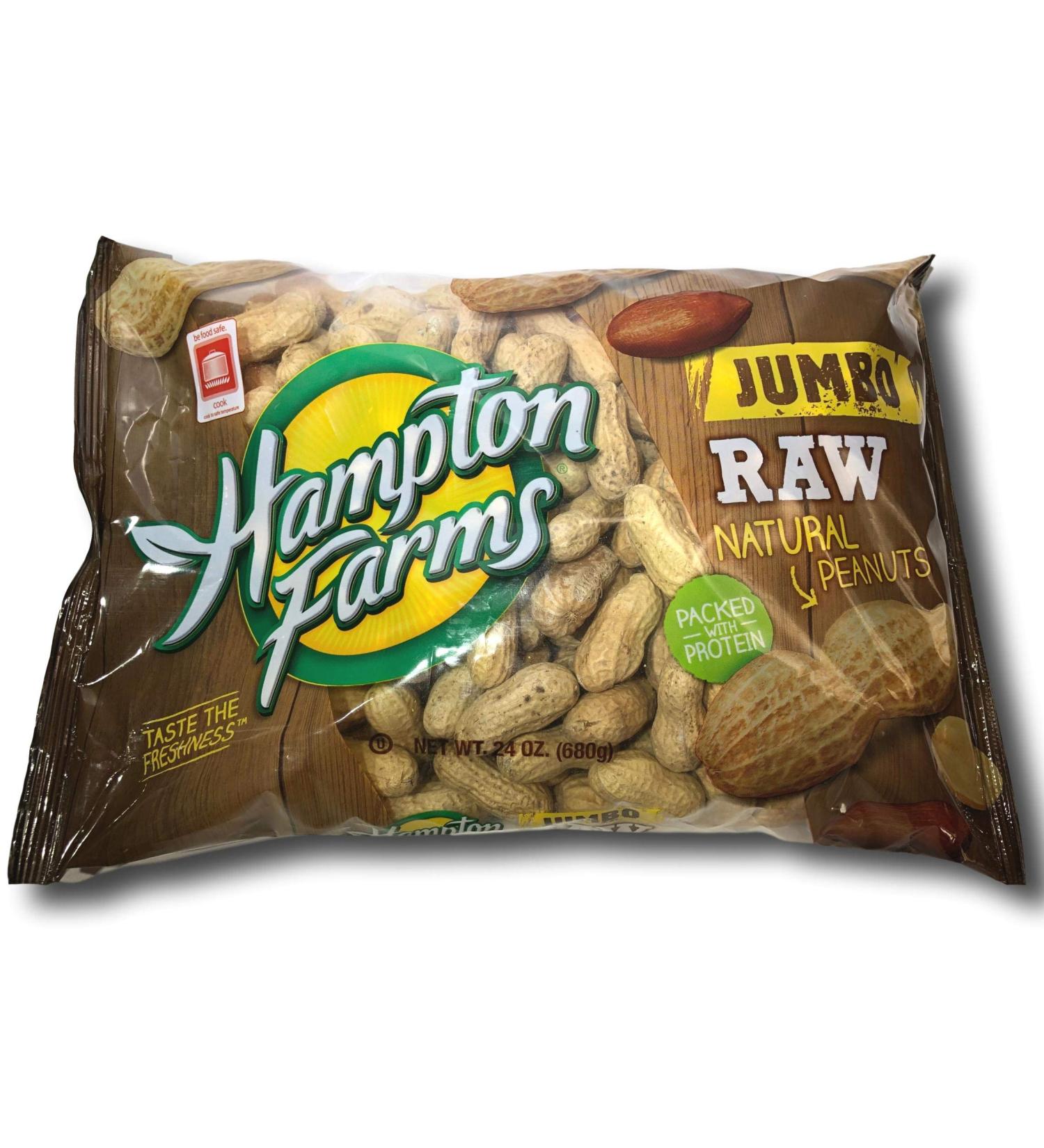 JUMBO RAW IN-SHELL PEANUTS (24 OZ.) (Jumbo) GREAT FOR BOILING 1.5 Pound (Pack of 1)