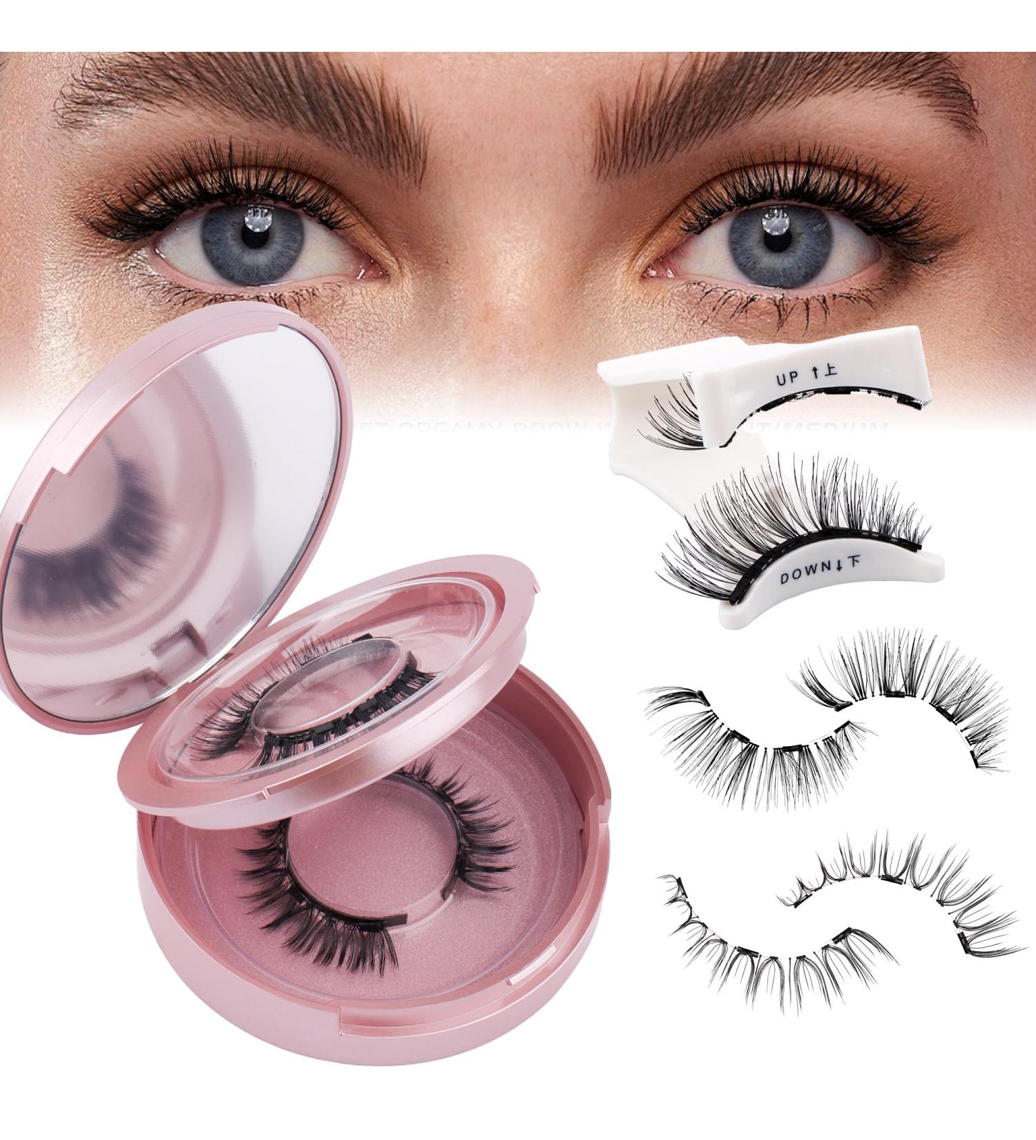 GEMERRY 2 Pair Magnetic Eyelashes Natural Look No Glue or Eyeliner Needed Magnetic Eyelashes Magnetic Lashes Natural Look Reusable Magnetic Eyelashes with Applicator(DWSP+N07) C01 - Buy Online on GoSupps.com