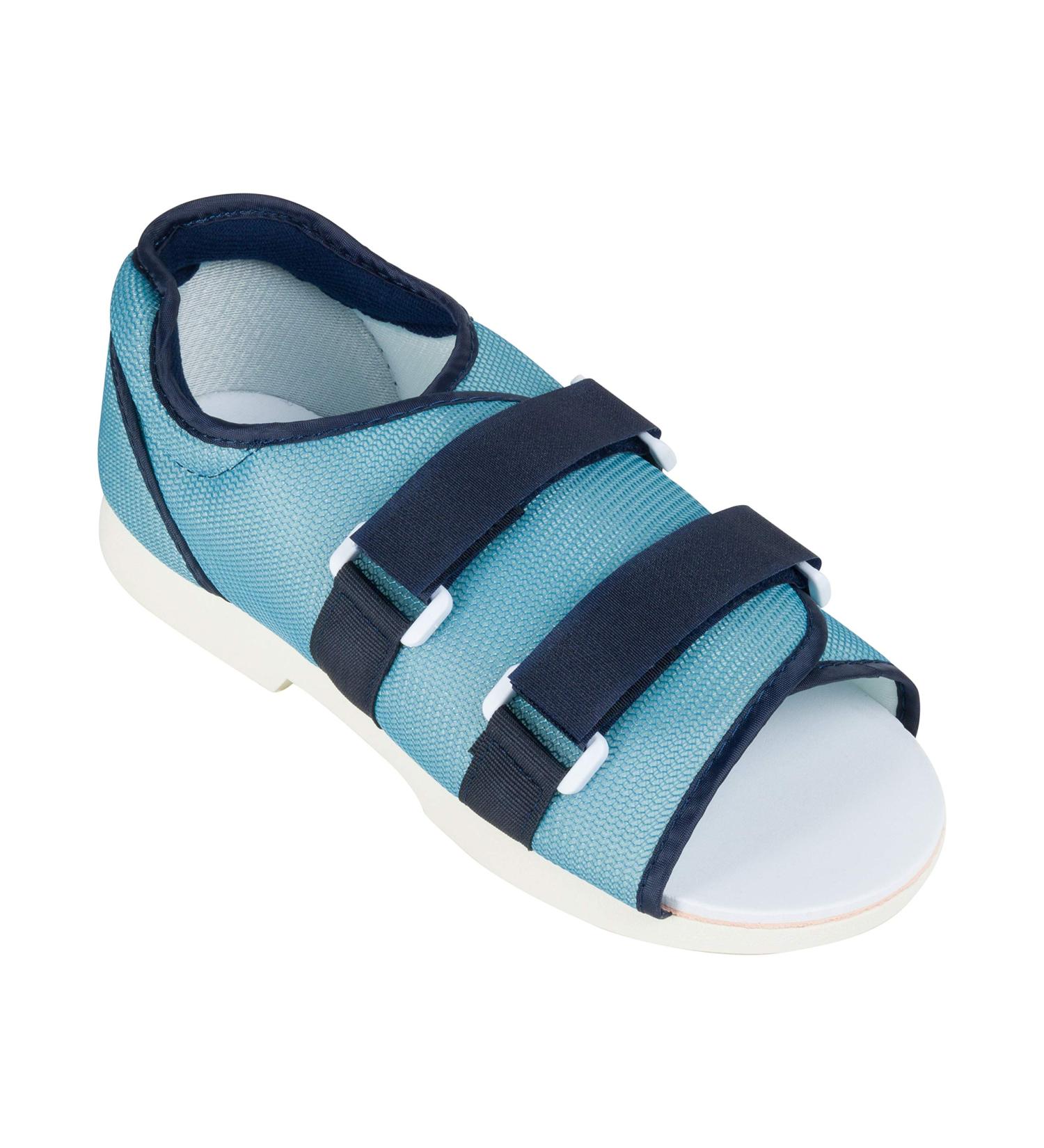 Ossur Mesh Top Post-Op Shoe for Men | Post Surgery Recovery Soft Tissue & Trauma Care | Open-Toe Breathable Design Extended Straps | Large Size - Buy Online on GoSupps.com