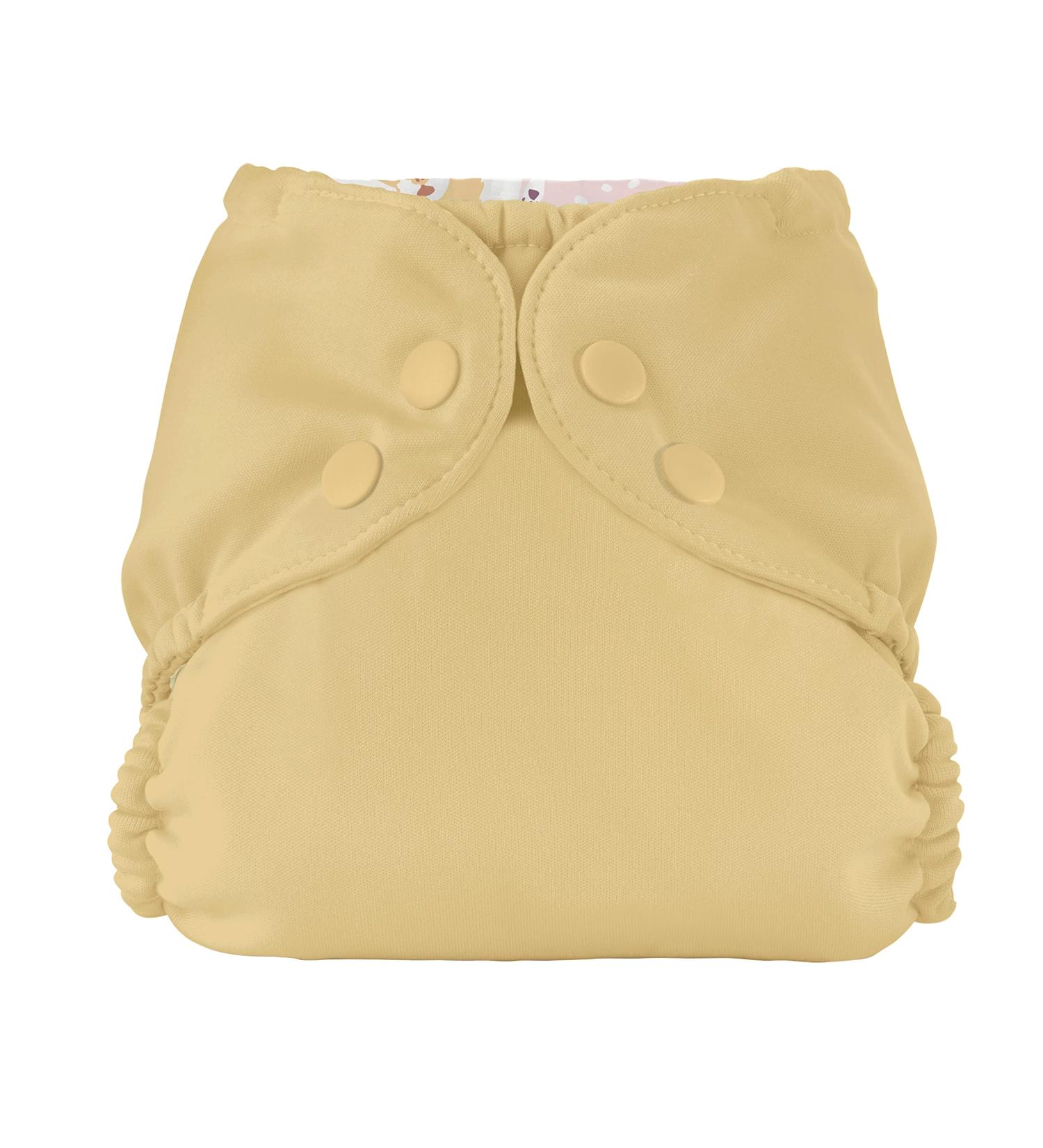 Esembly Waterproof Cloth Diaper Cover | Size 1 (7-17lbs) Barley | Swim Diaper & Leak-Proof Layer | Snap Closure Reusable Diaper for Prefolds, Flats, Fitteds - Buy Online on GoSupps.com