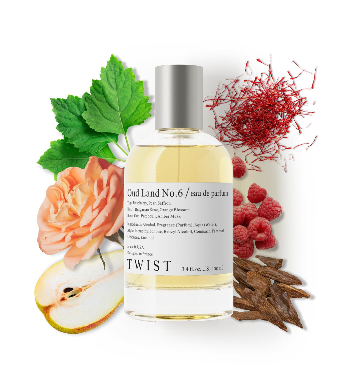 Twist - Oud Land No. 6 - Eau De Parfum Inspired by Guc. Oud Long-Lasting Perfume For Women & Men Paraben Free Vegan Clean Ingredients Fragrance Unisex - Spray 100 ml | 3.4 fl. oz. Oud Land No.6 - Inspired by G. Oud 3.4 Fl Oz (Pack of 1) - Buy Online on GoSupps.com