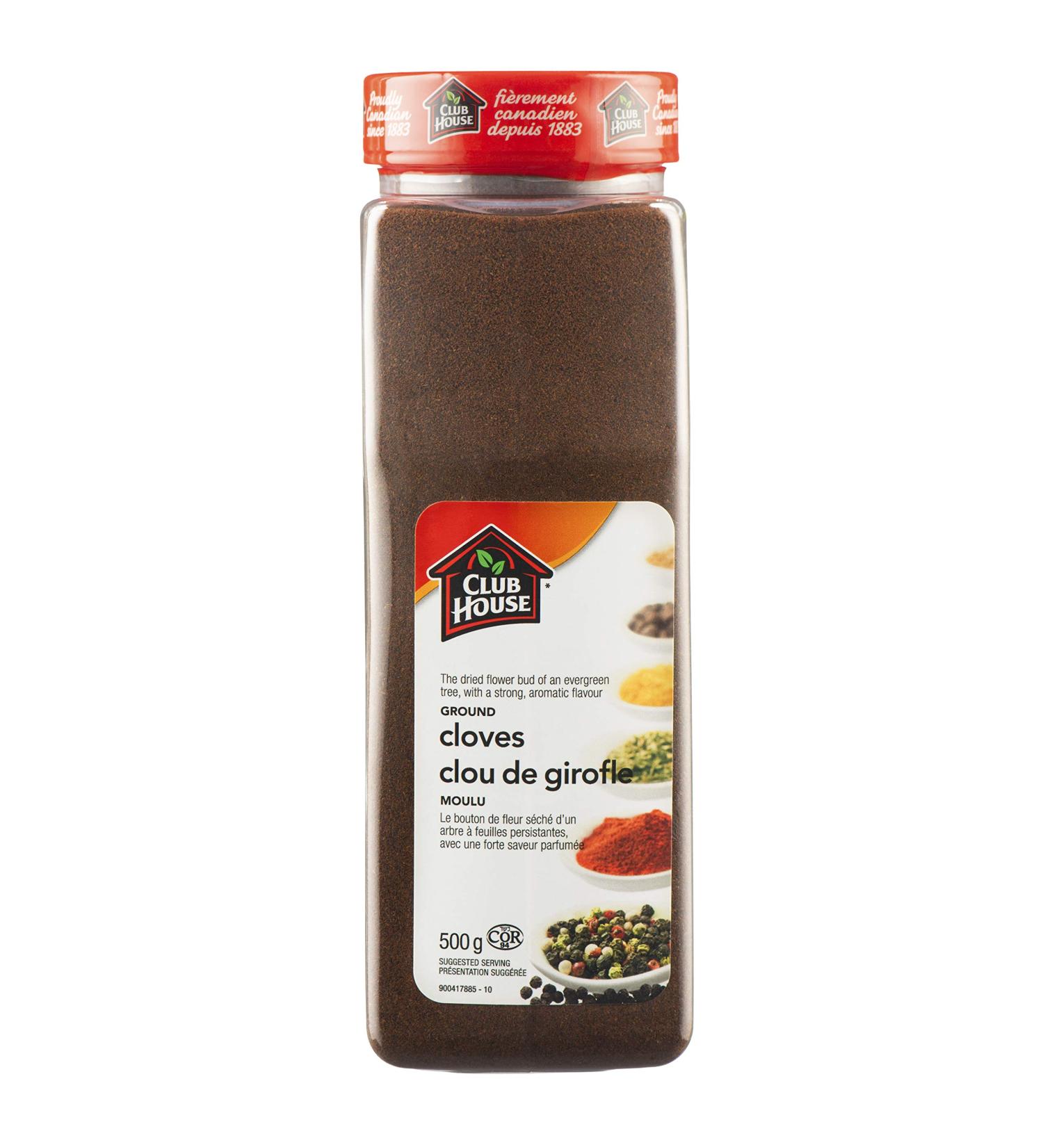 Club House Quality Natural Herbs and Spices Ground Cloves 500g 500 g (Pack of 1) - Buy Online on GoSupps.com