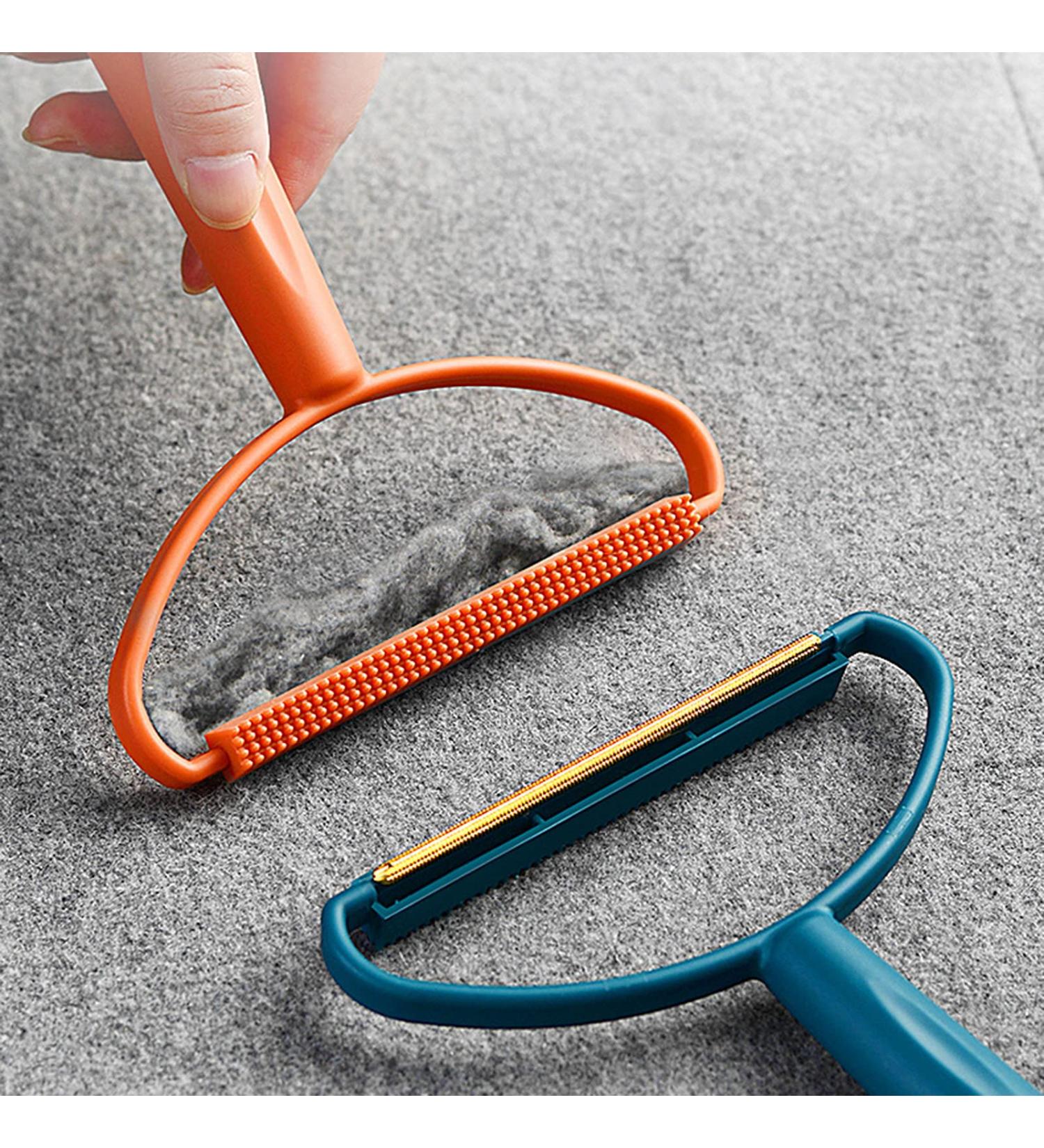 1Pc Portable Lint Remover - Manual Hair Removal Razor for Clothes Curtains & Sofa - Blue Sweater Defuzzer - Buy Online on GoSupps.com