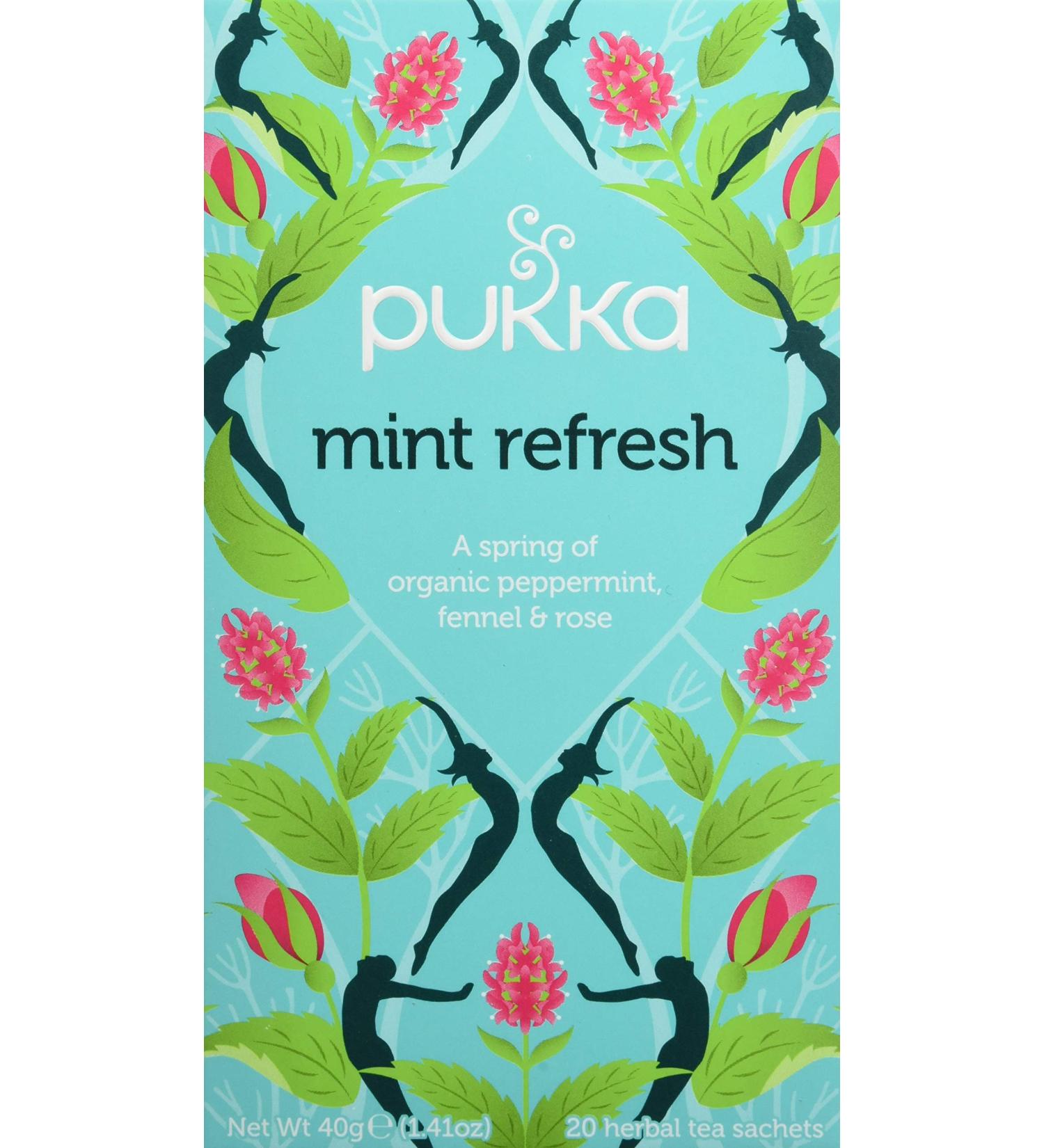 Pukka Teas Mint Refresh Tea 20 Tea Bags - Buy Online on GoSupps.com